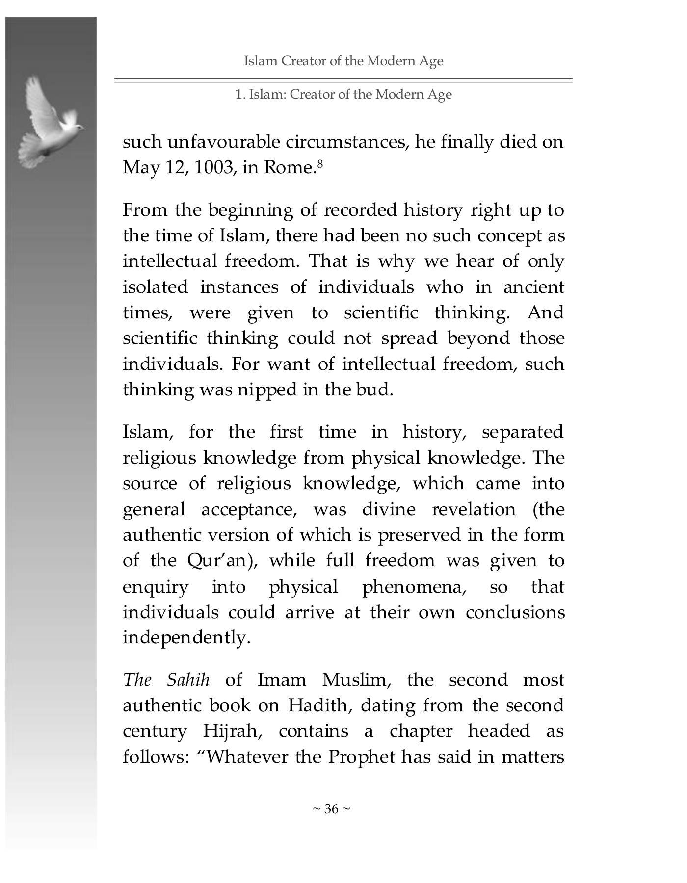 The printed page