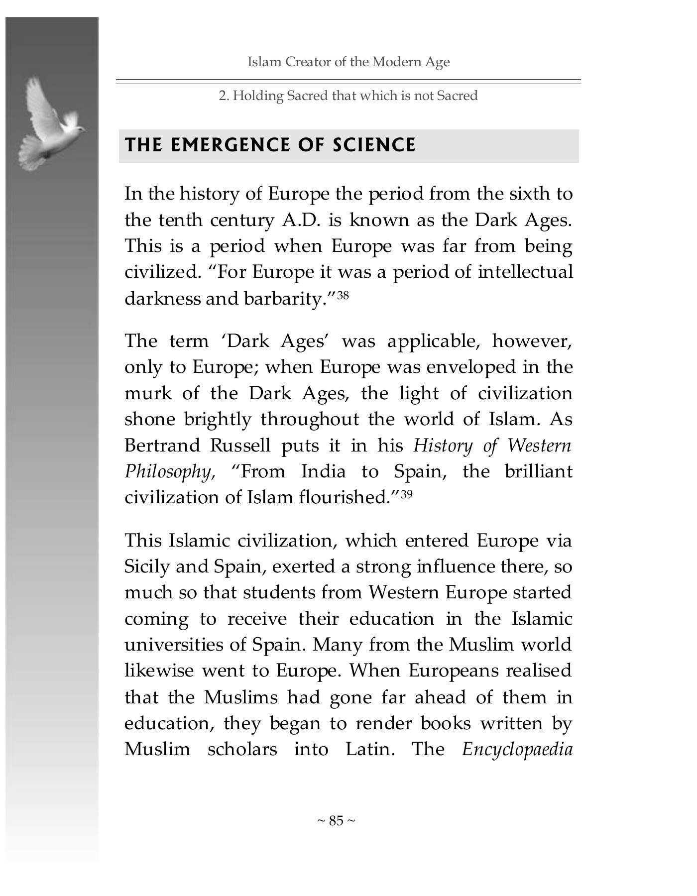 The printed page