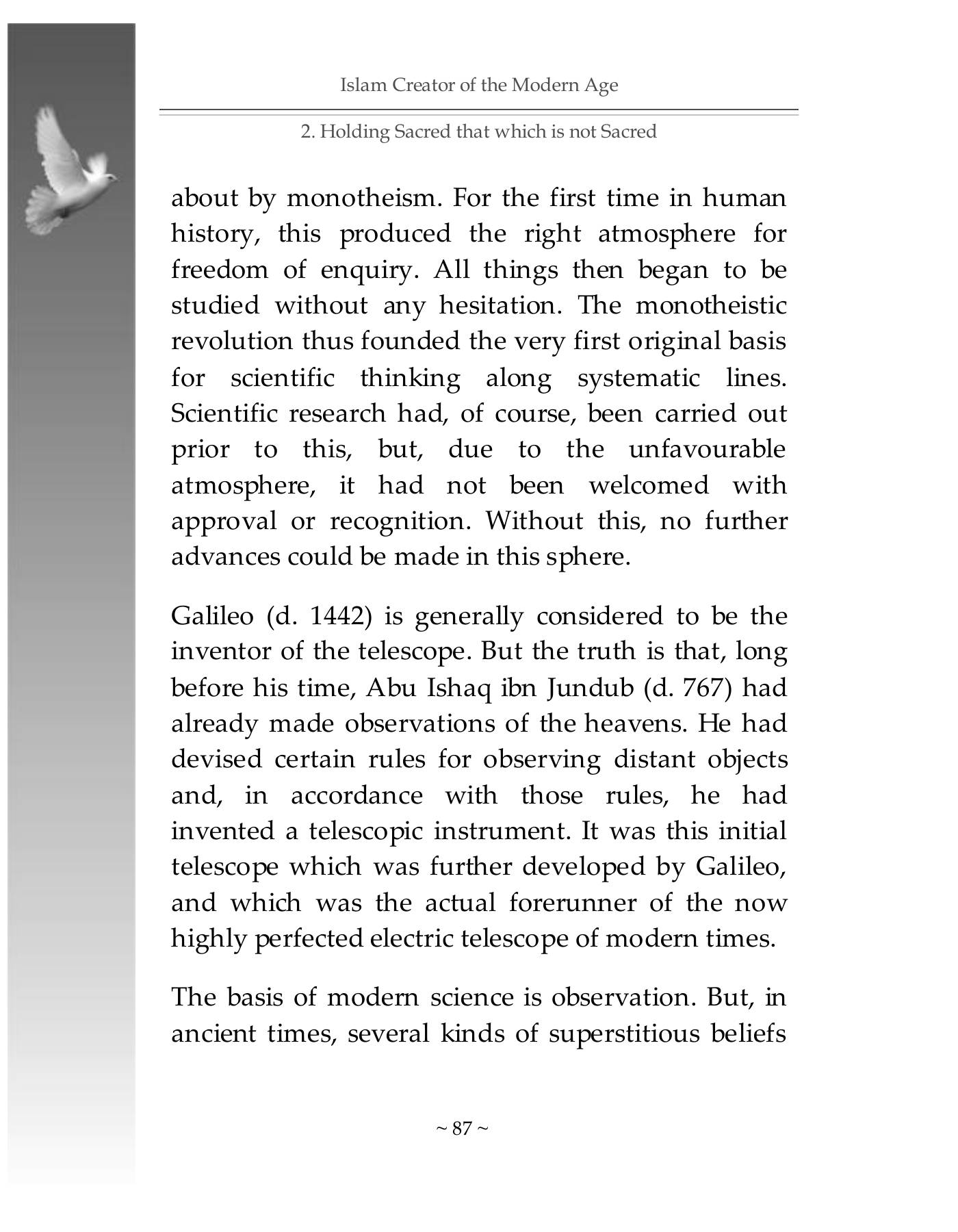 The printed page