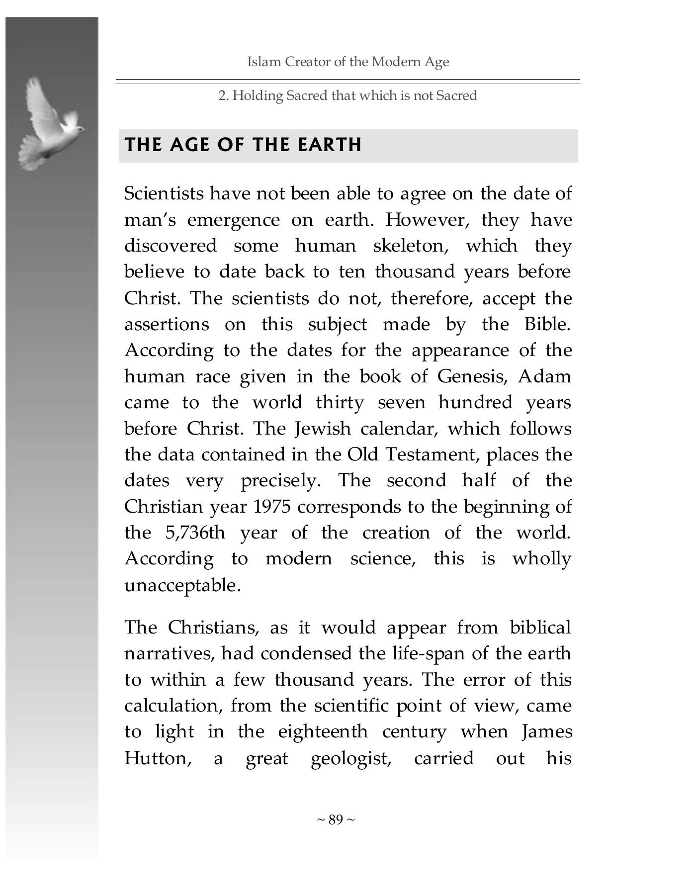 The printed page