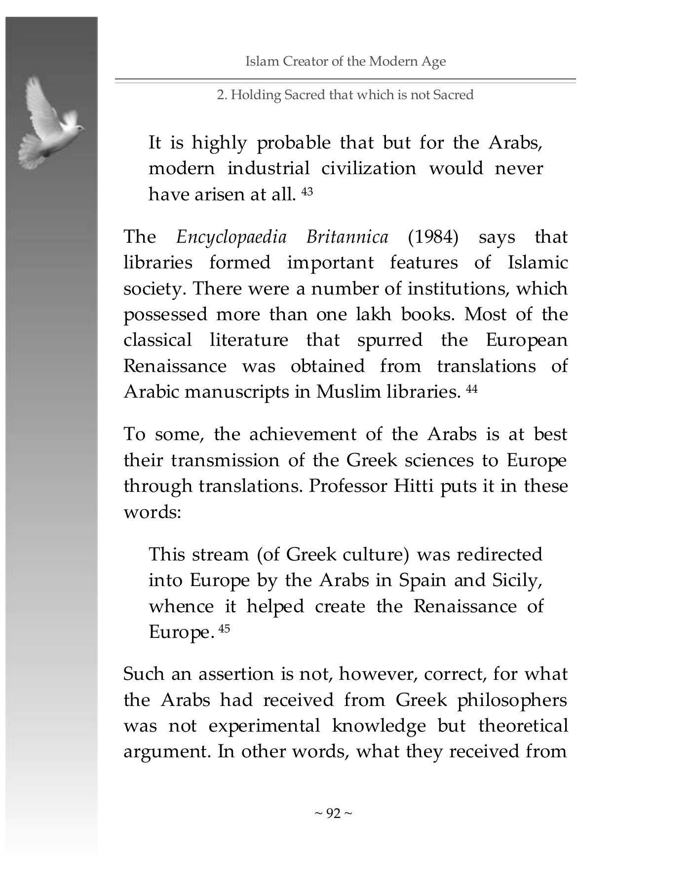 The printed page