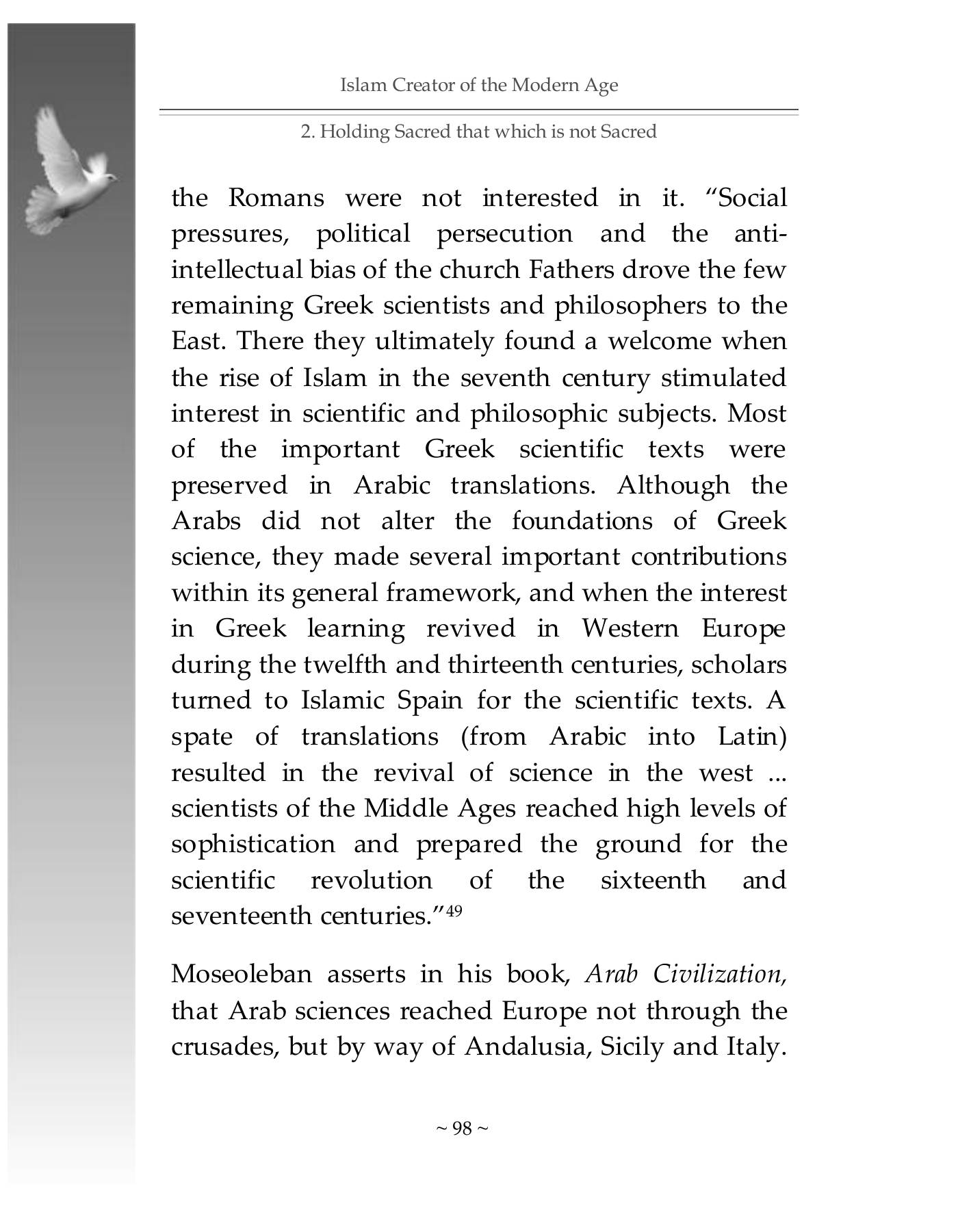 The printed page