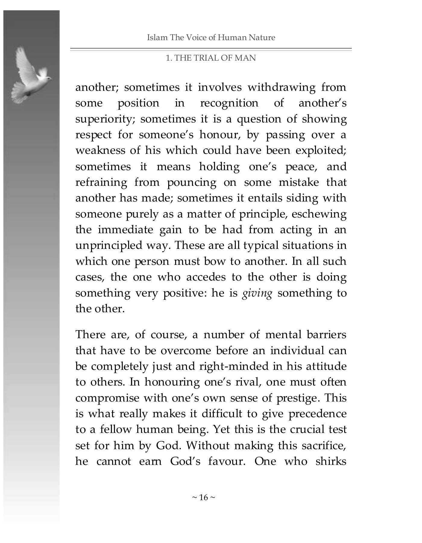 The printed page