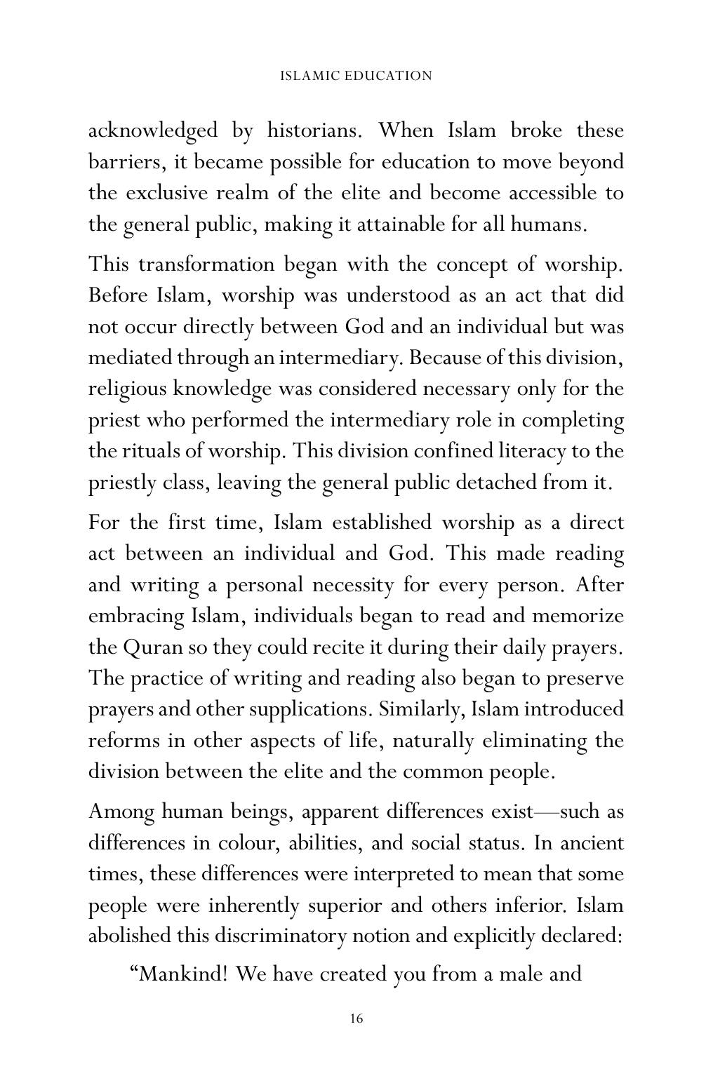 The printed page
