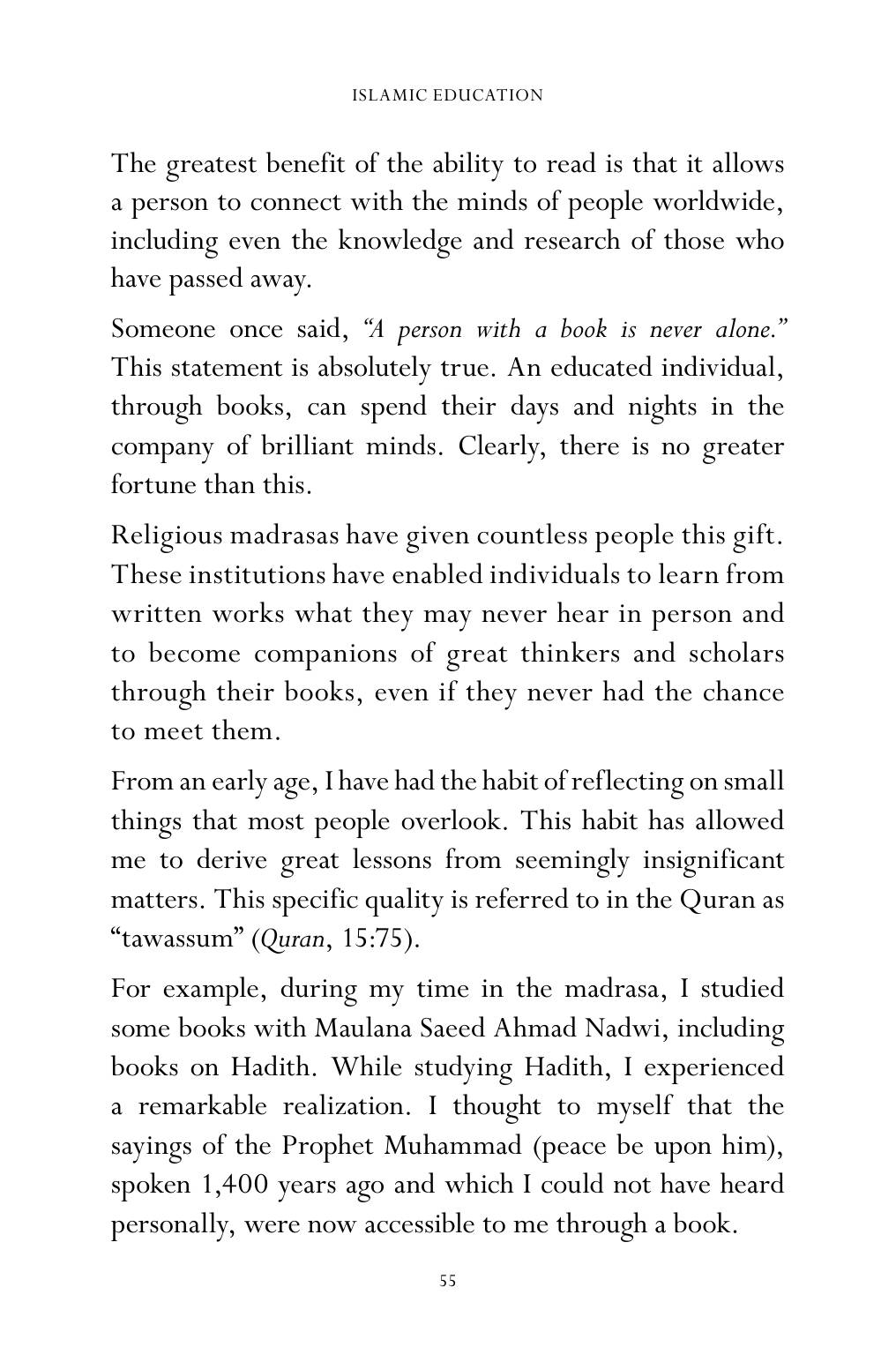 The printed page