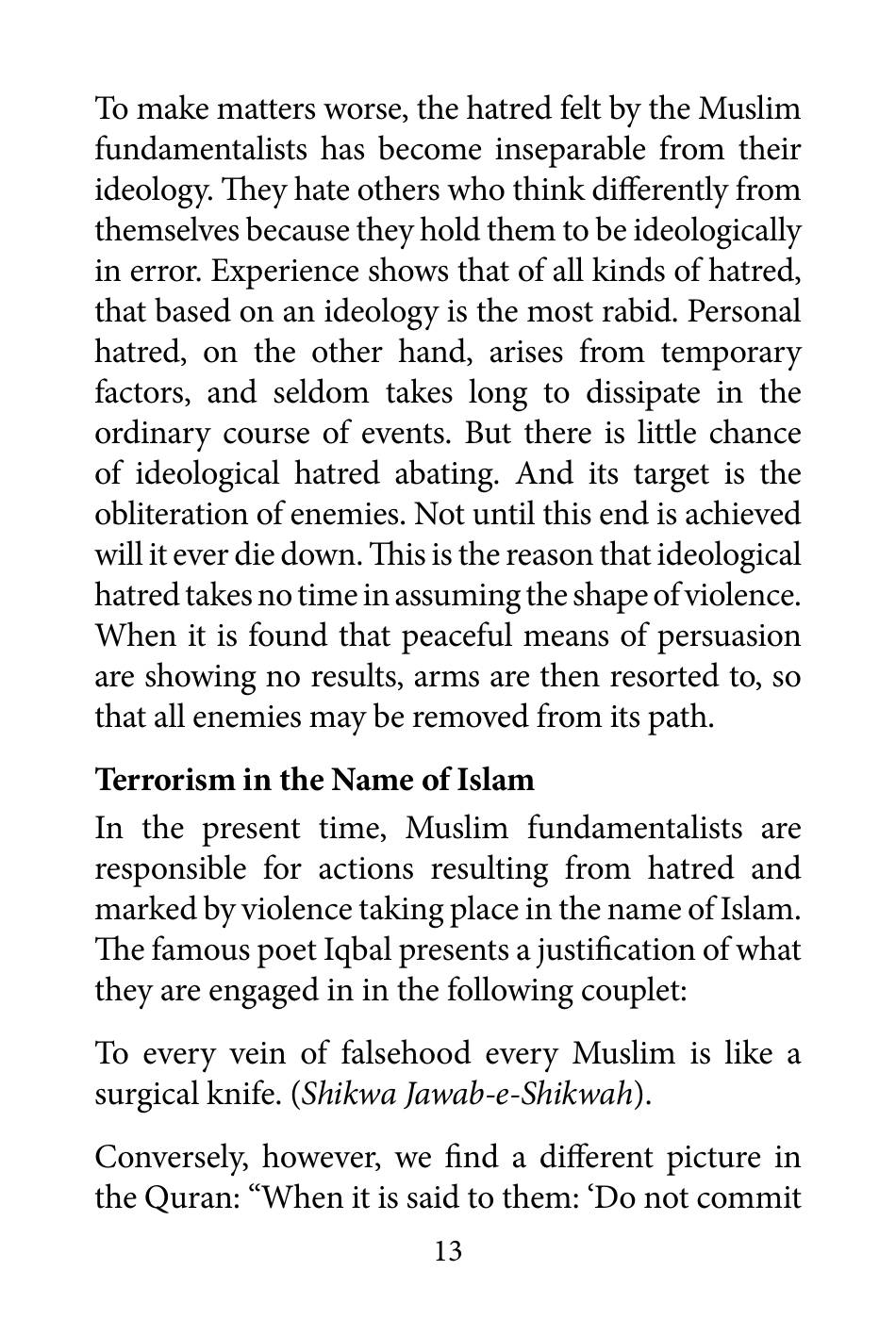 The printed page