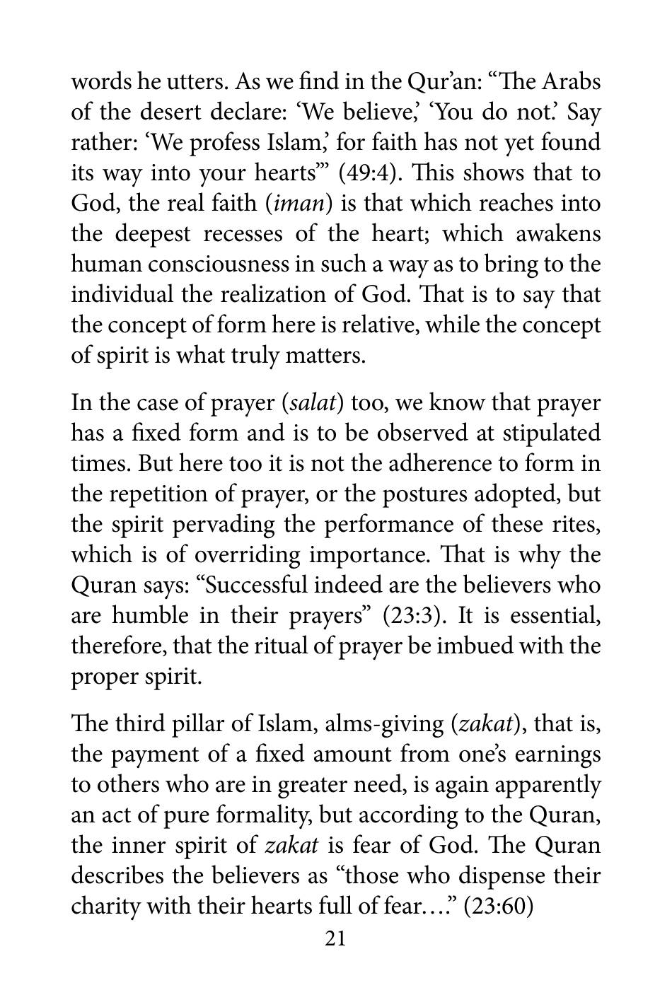 The printed page