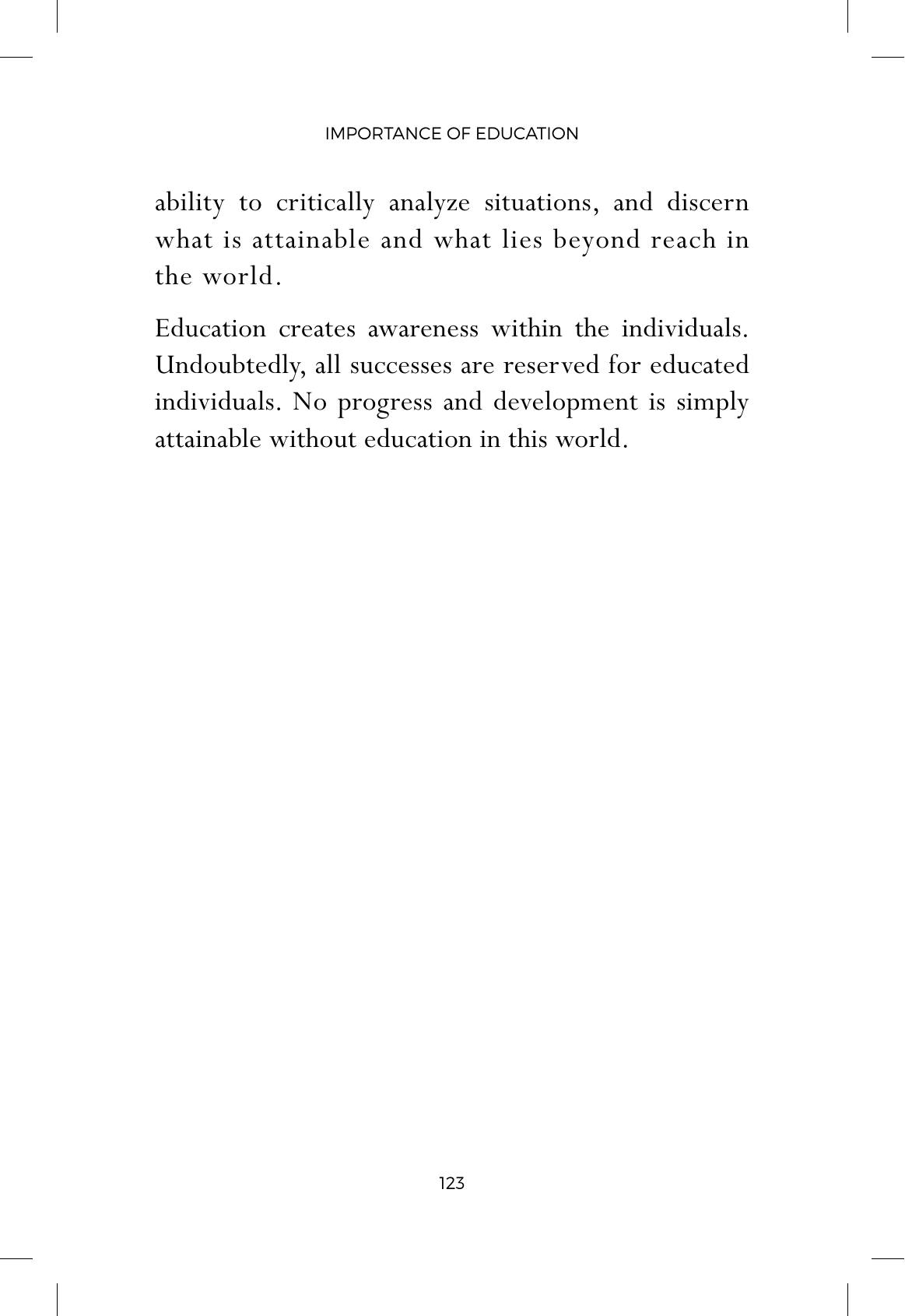 The printed page