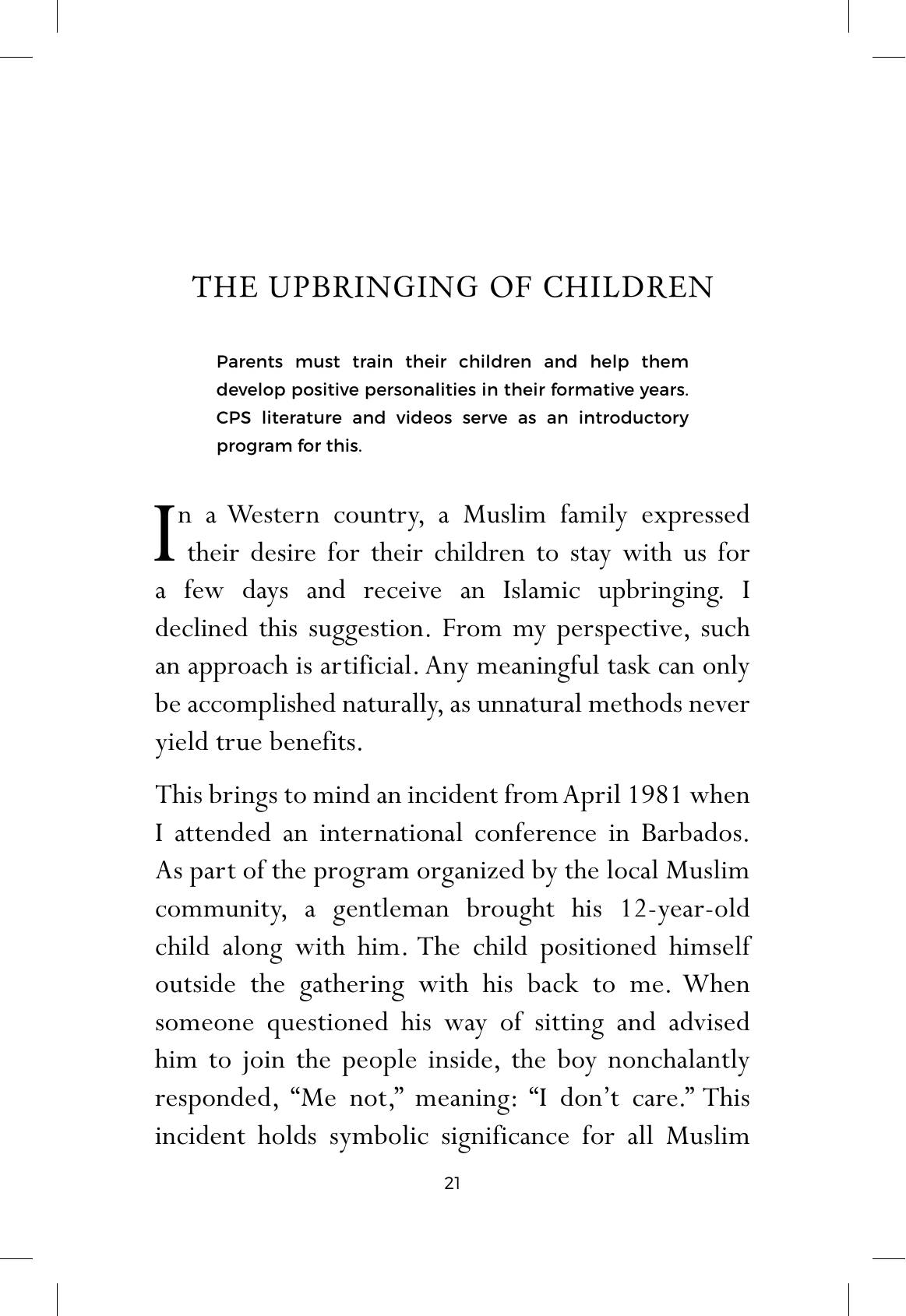 The printed page