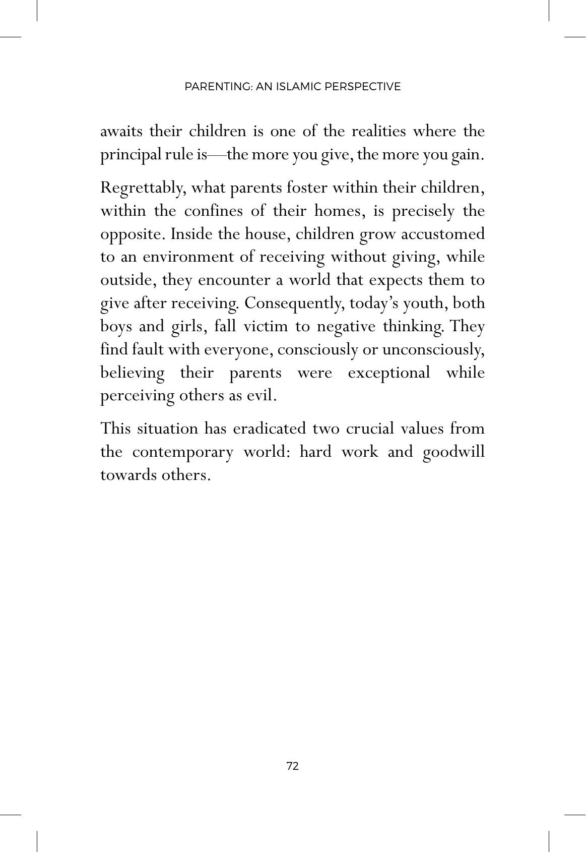 The printed page
