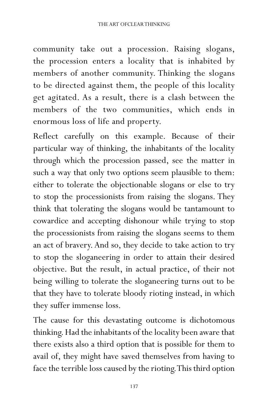The printed page