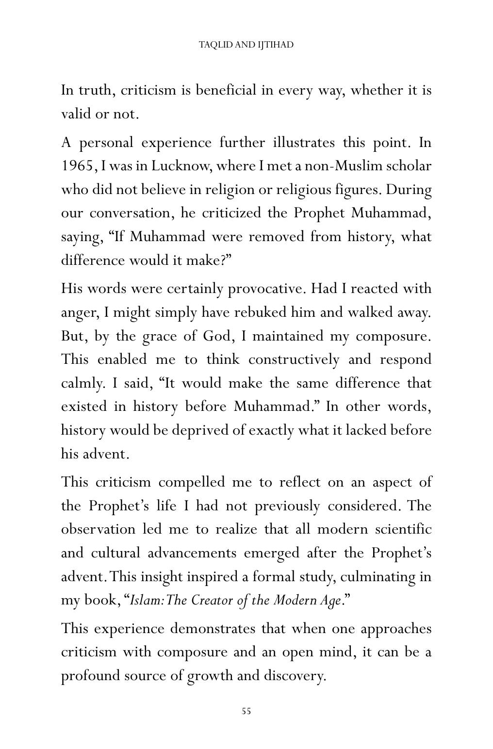 The printed page