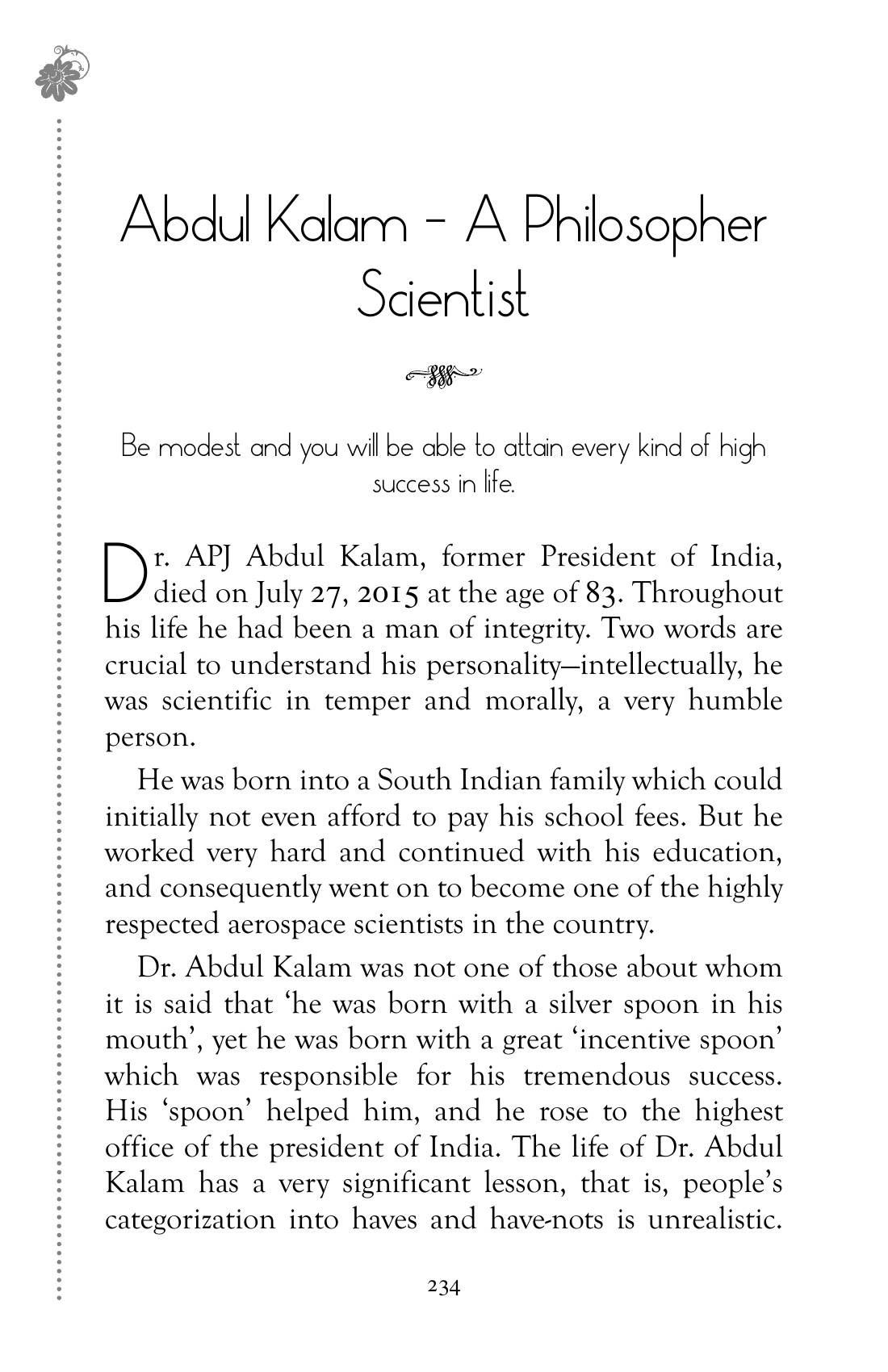 The printed page