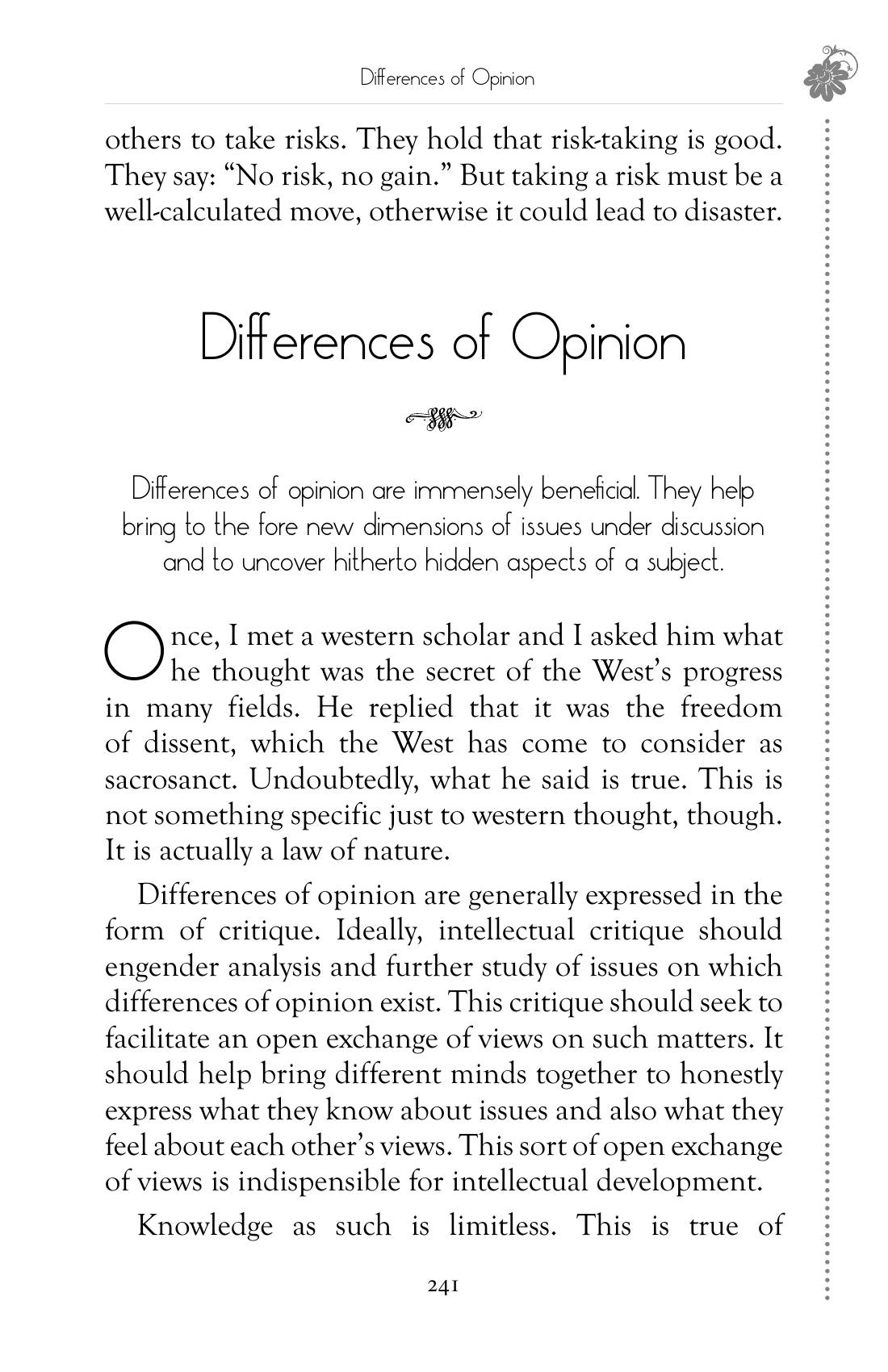 The printed page