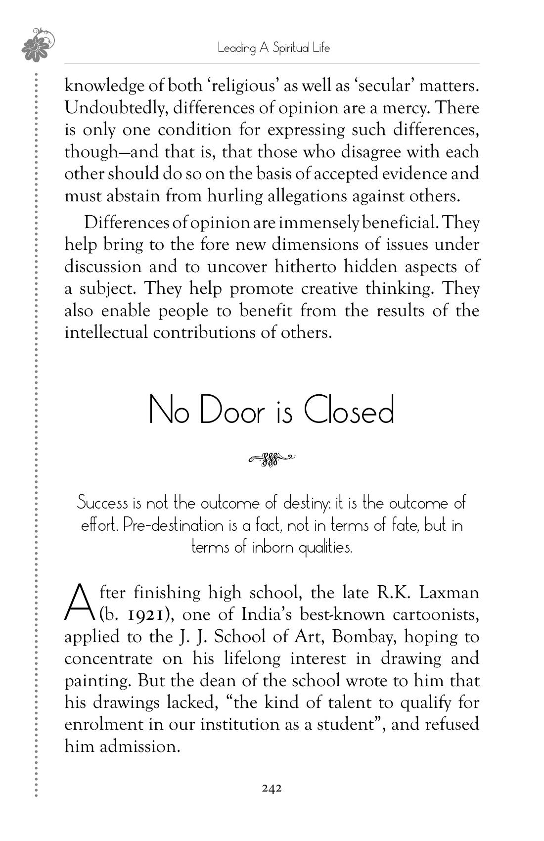 The printed page