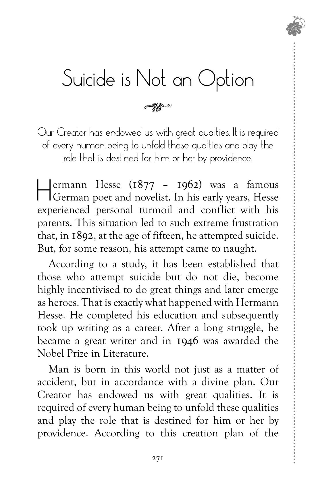 The printed page