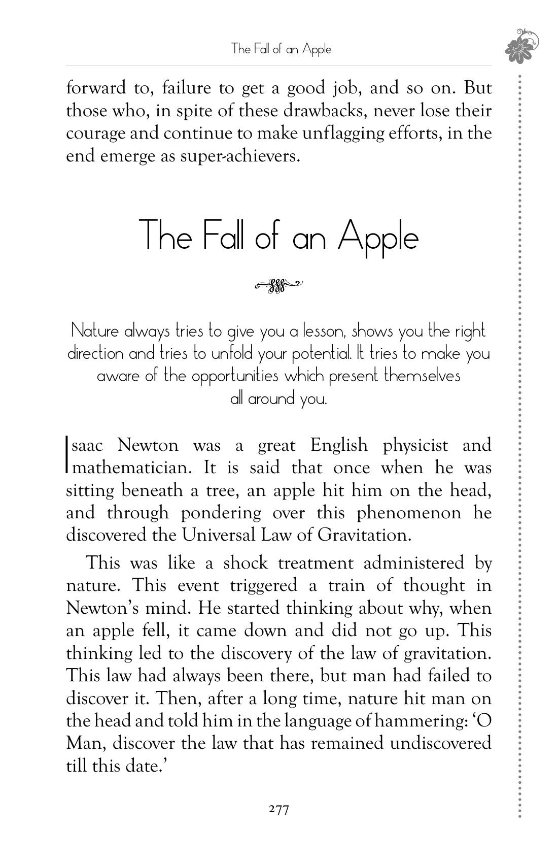 The printed page