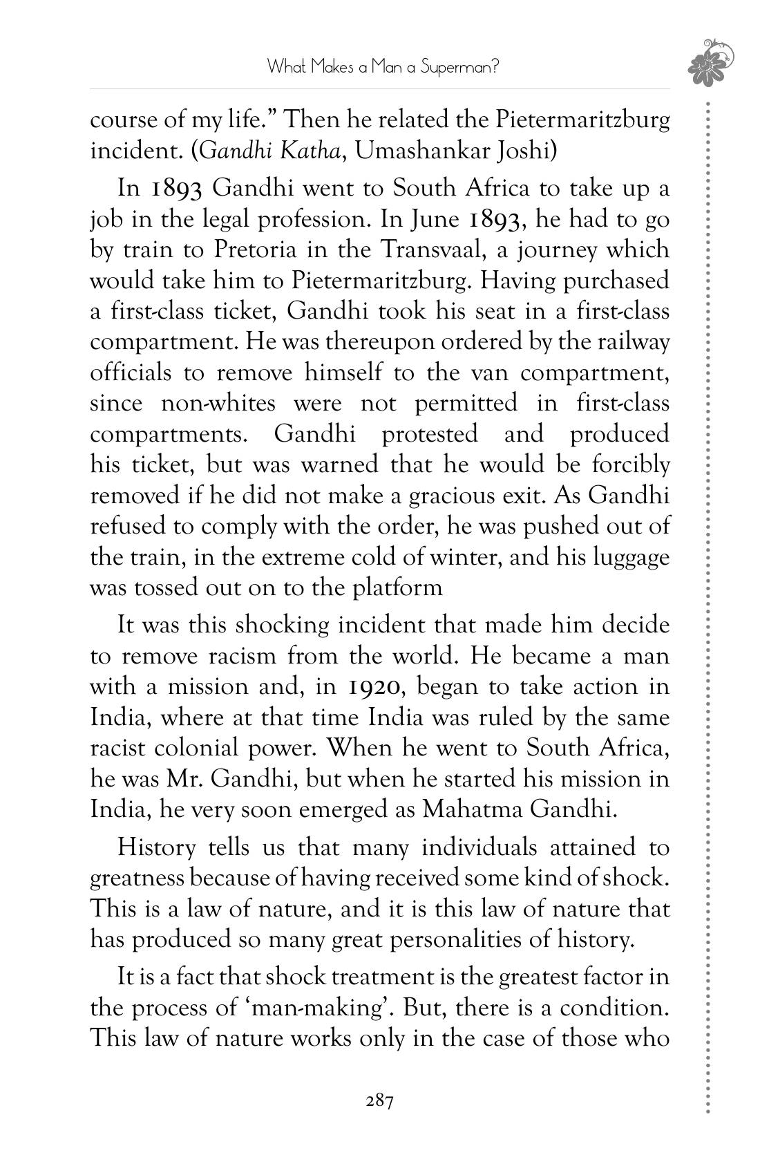 The printed page