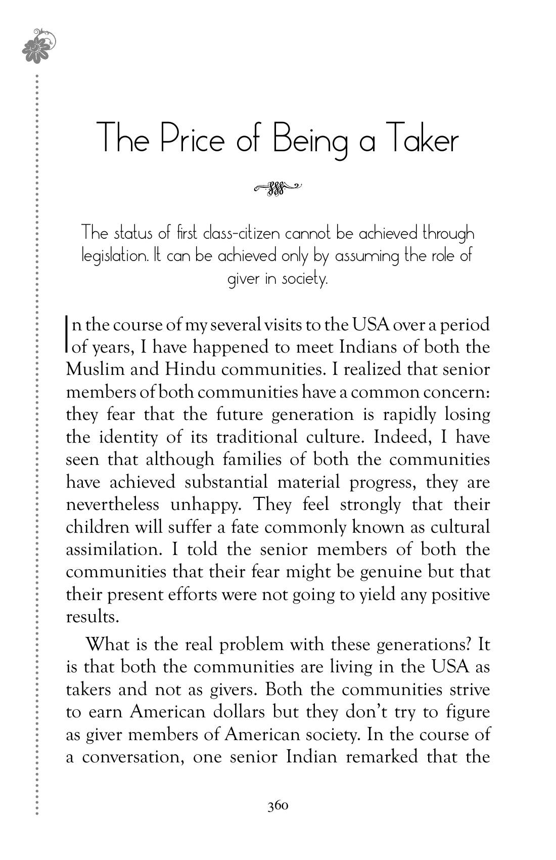 The printed page