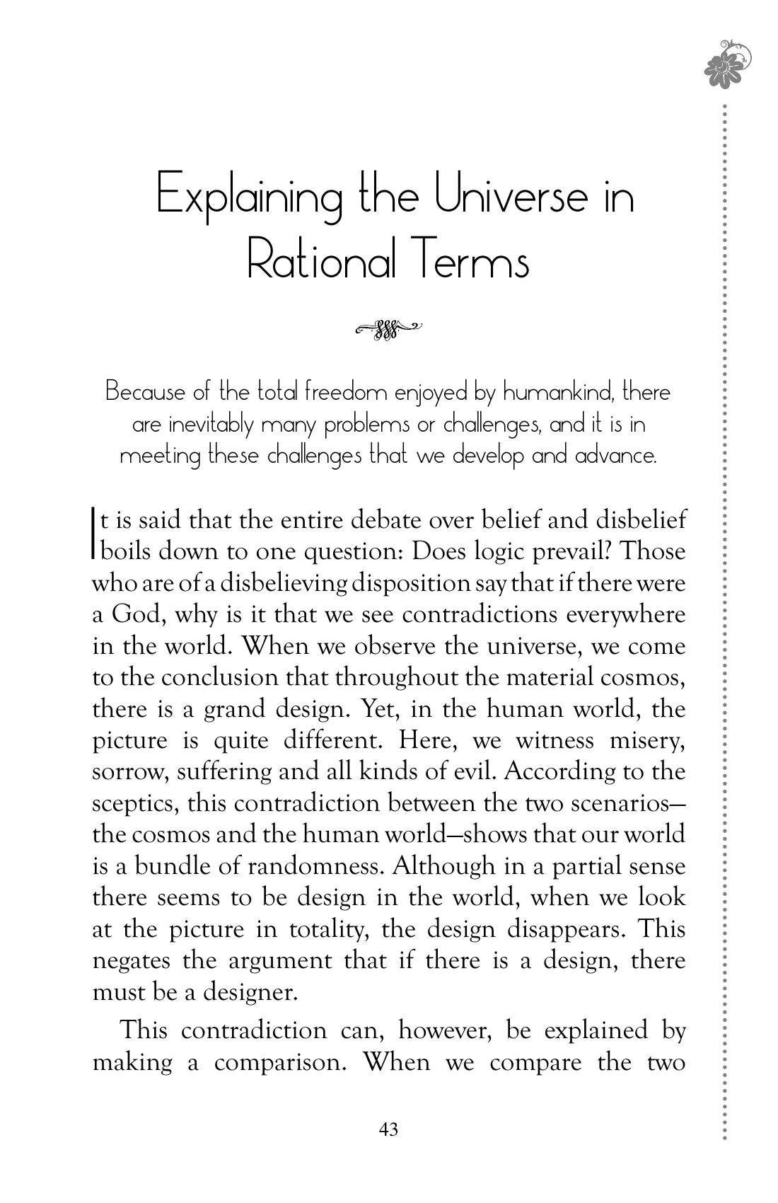 The printed page