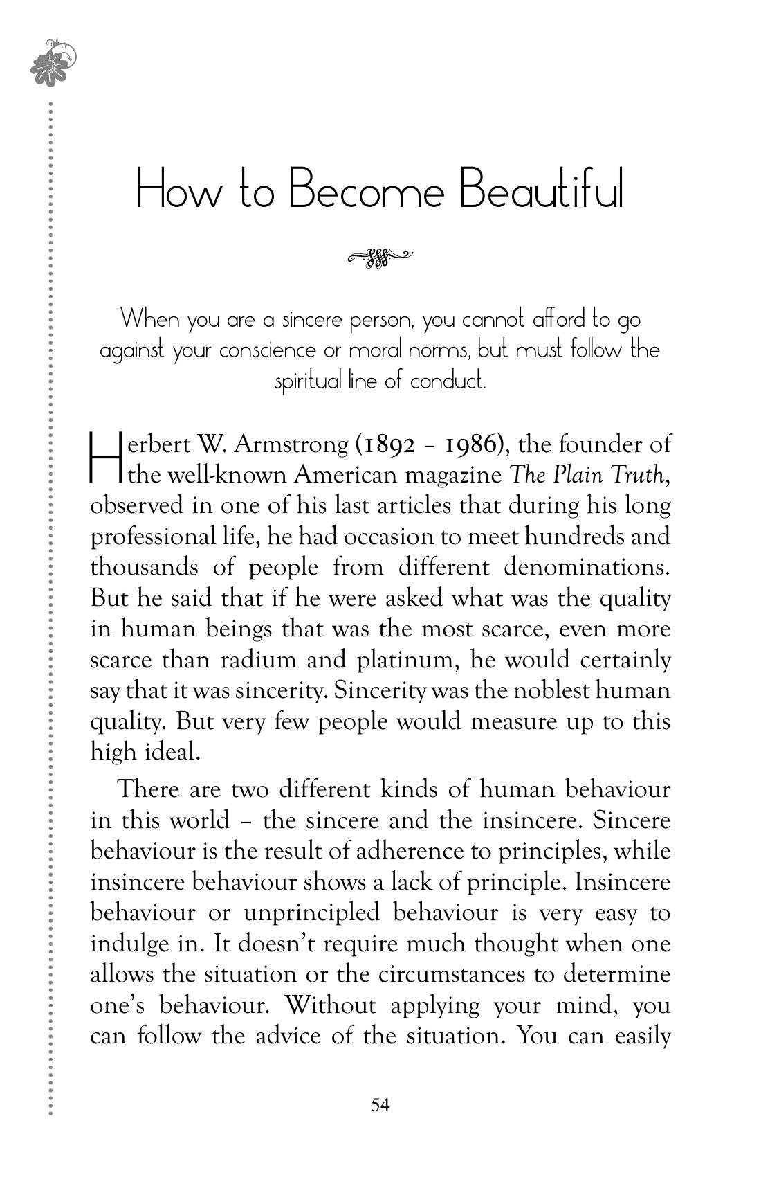 The printed page