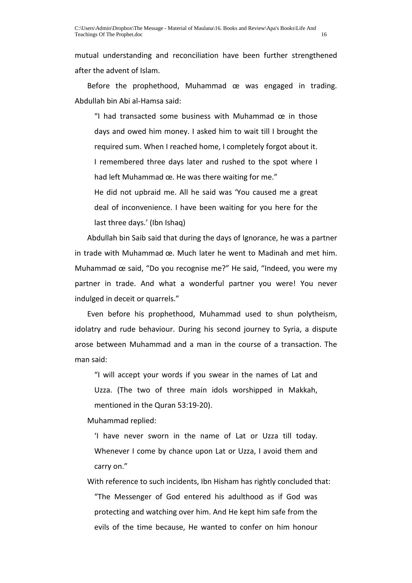 The printed page