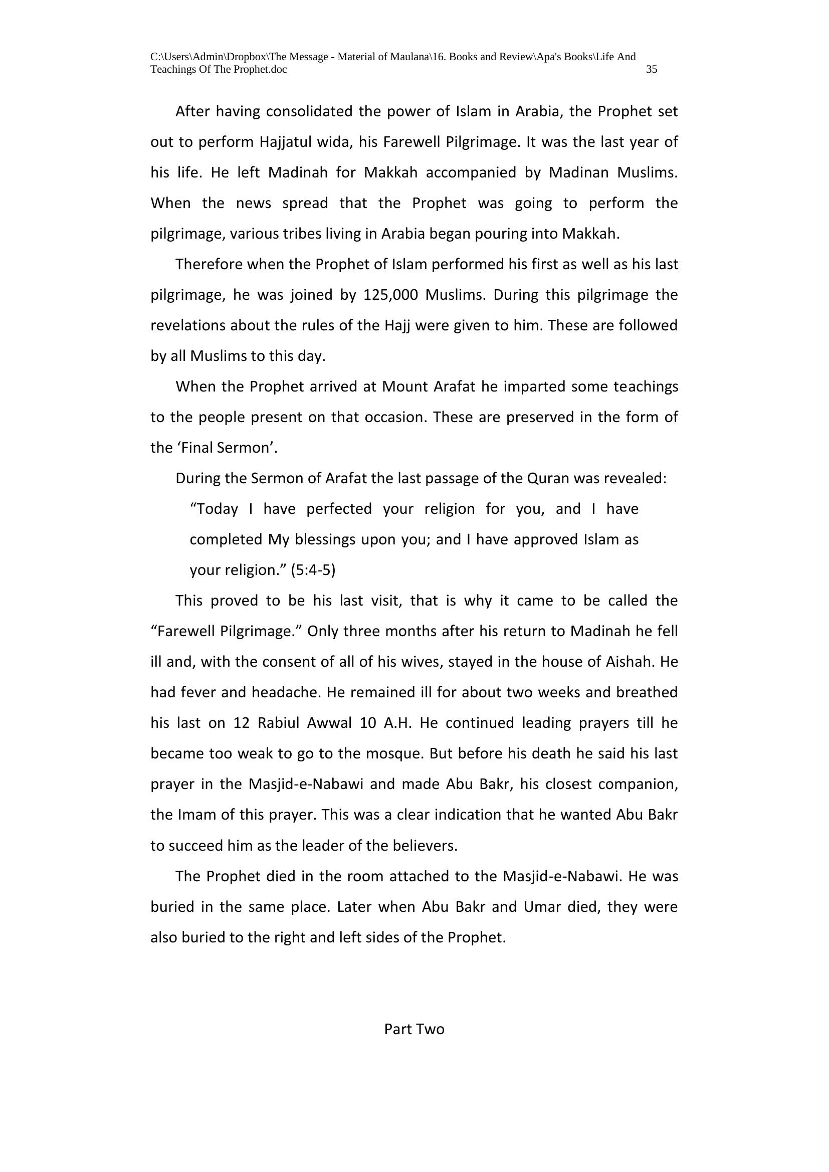 The printed page