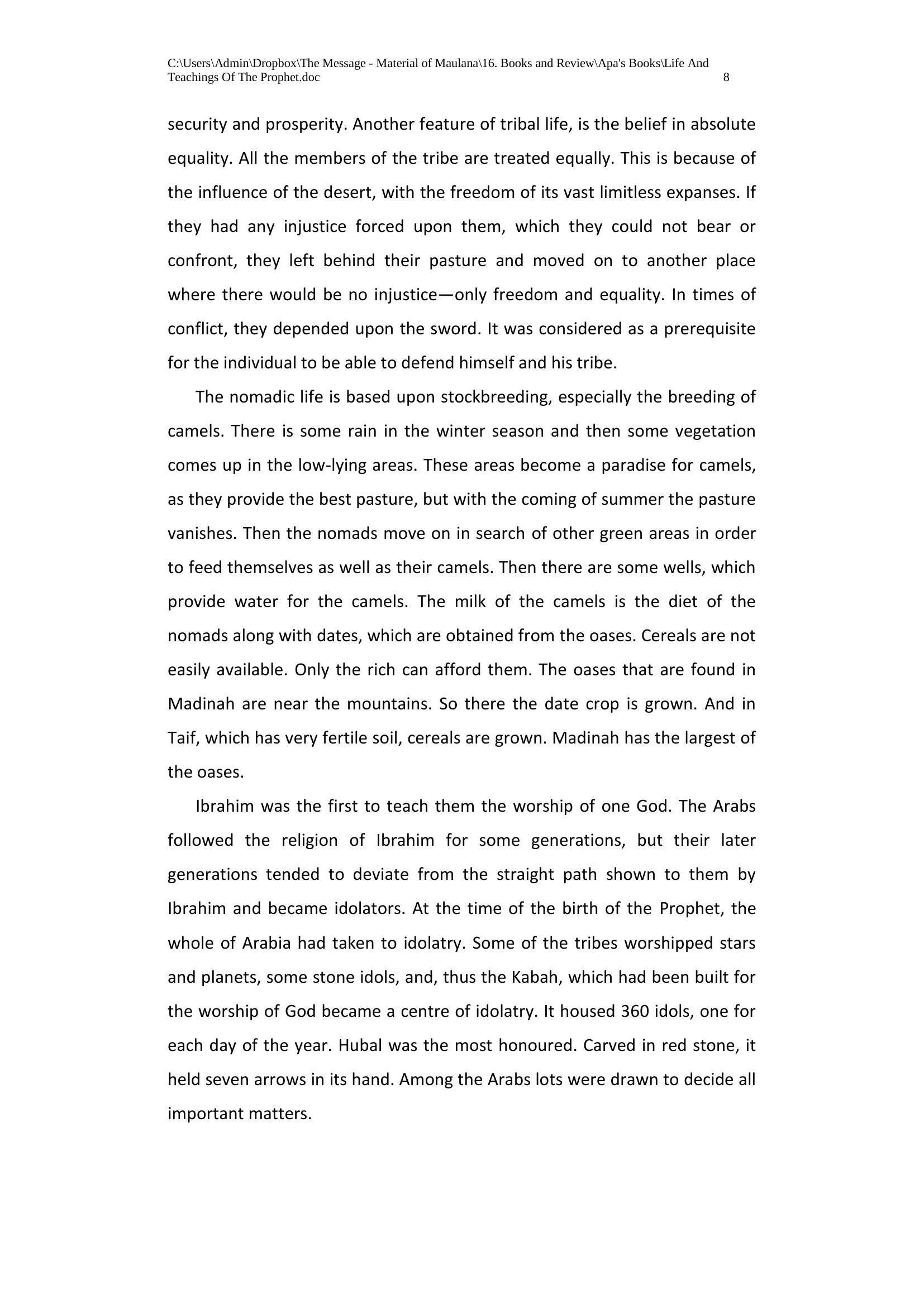 The printed page