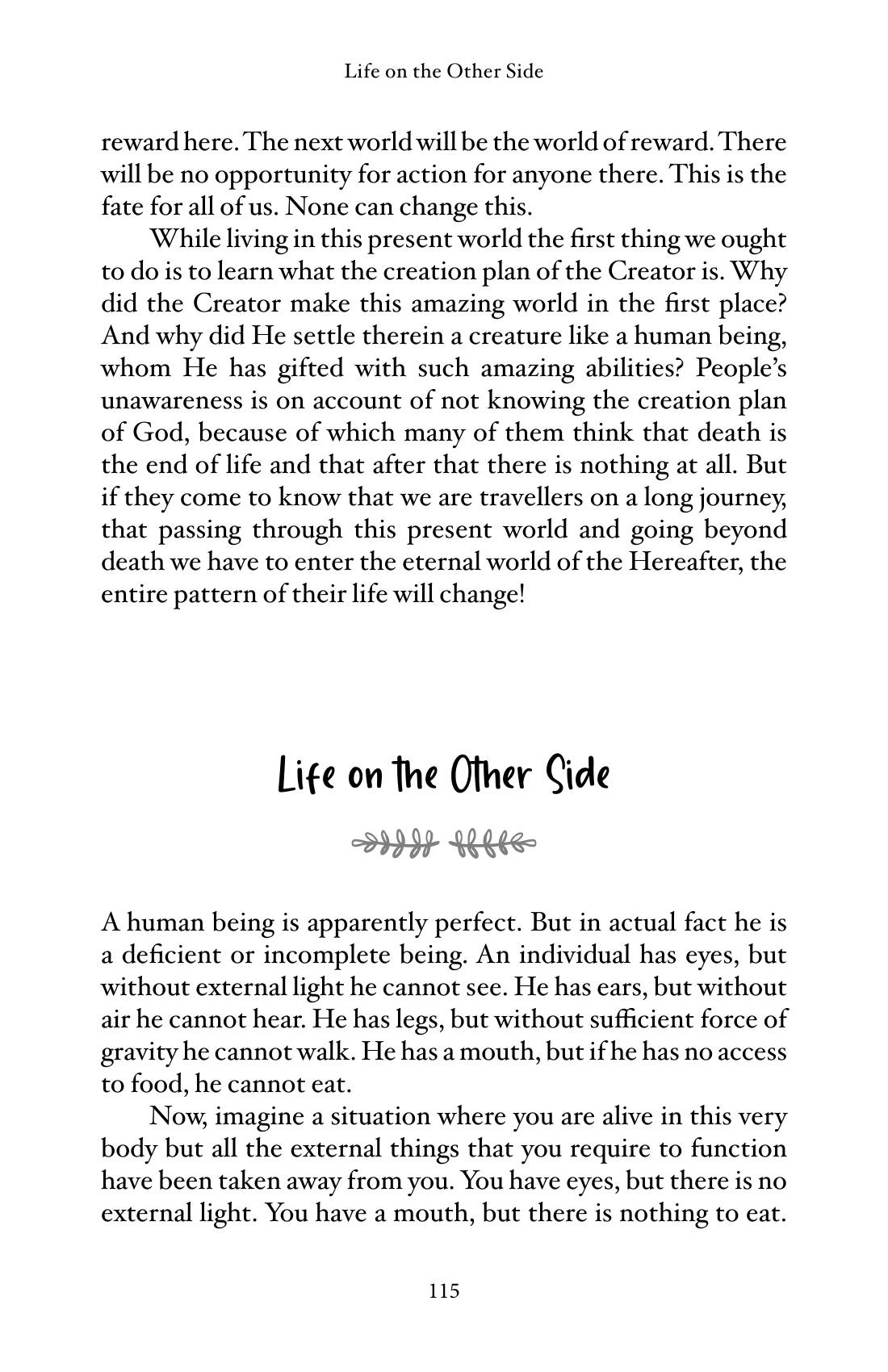 The printed page