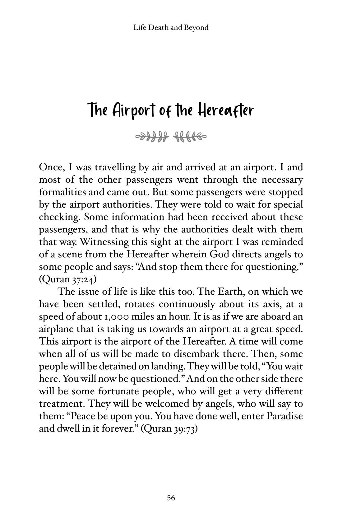 The printed page