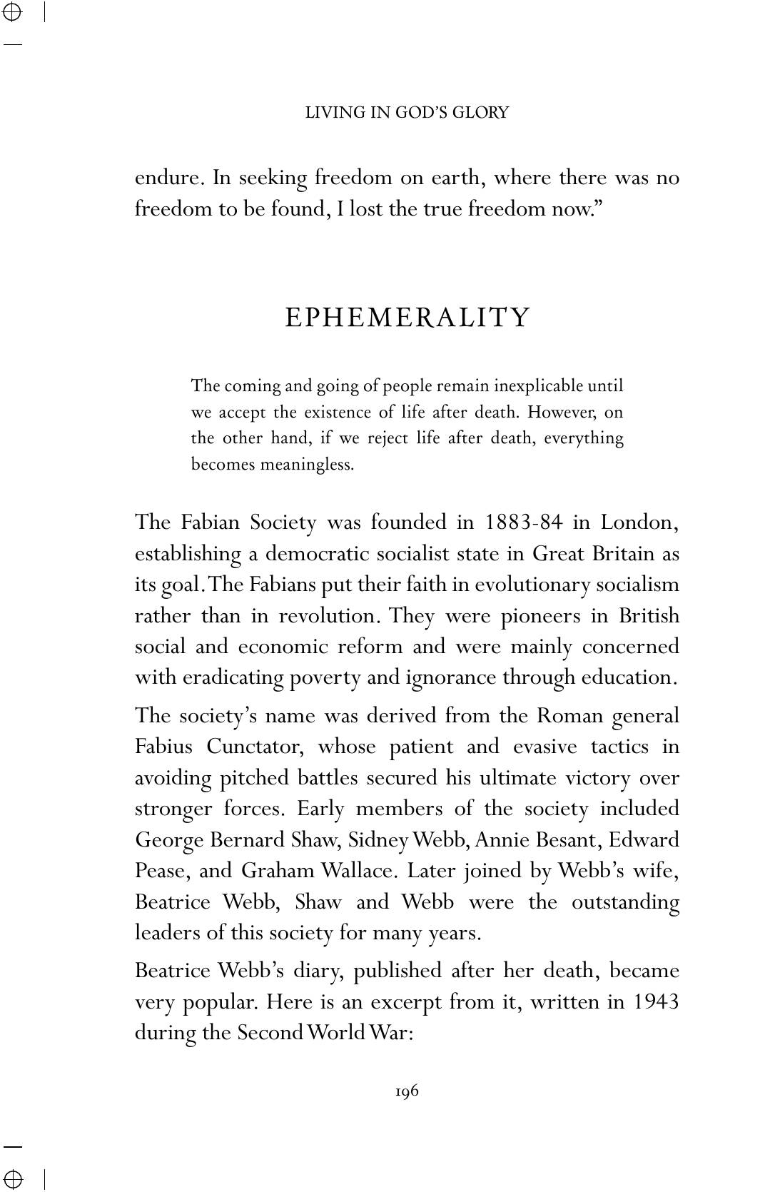 The printed page