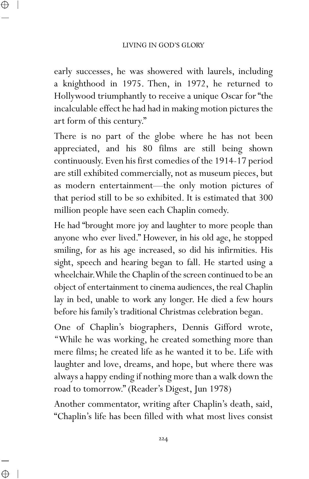 The printed page