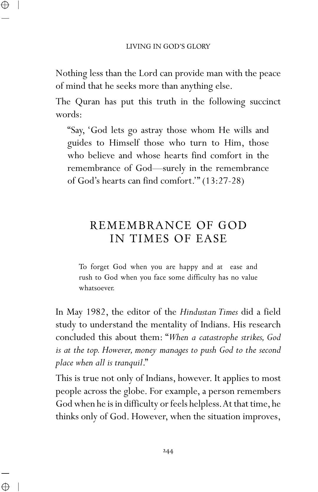 The printed page