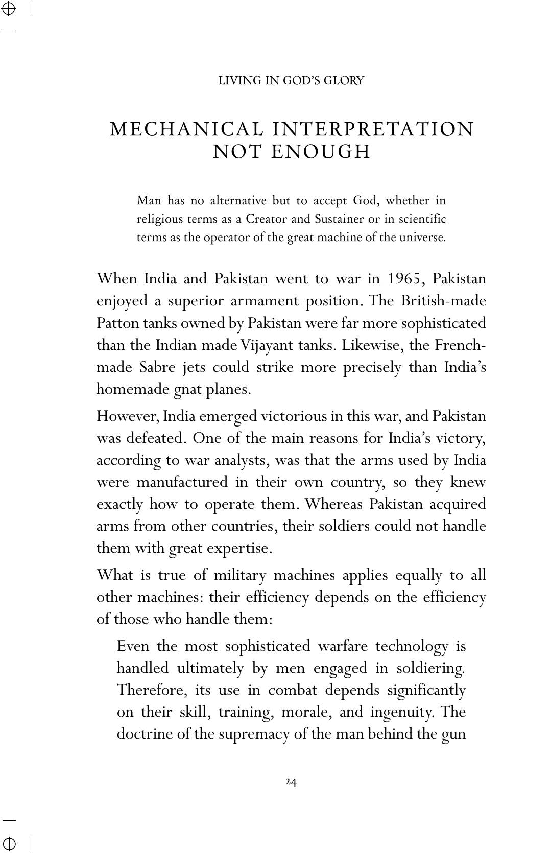 The printed page