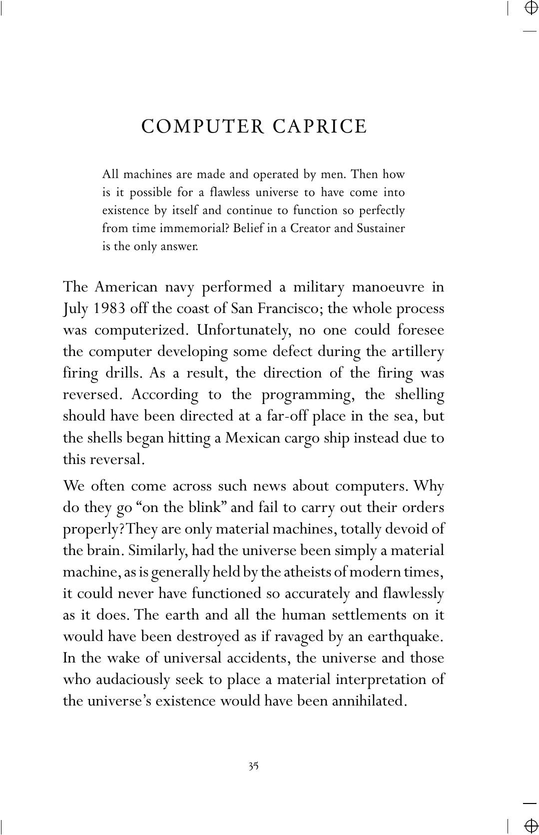 The printed page