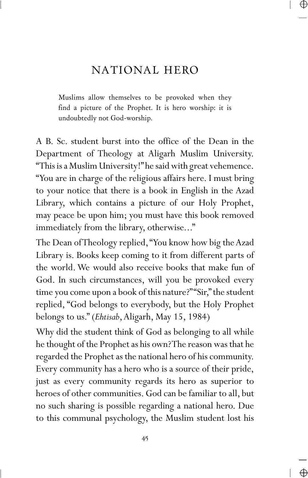 The printed page