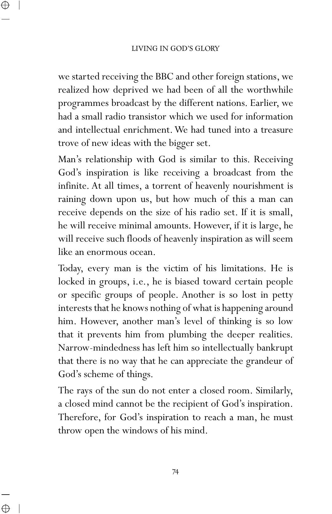 The printed page