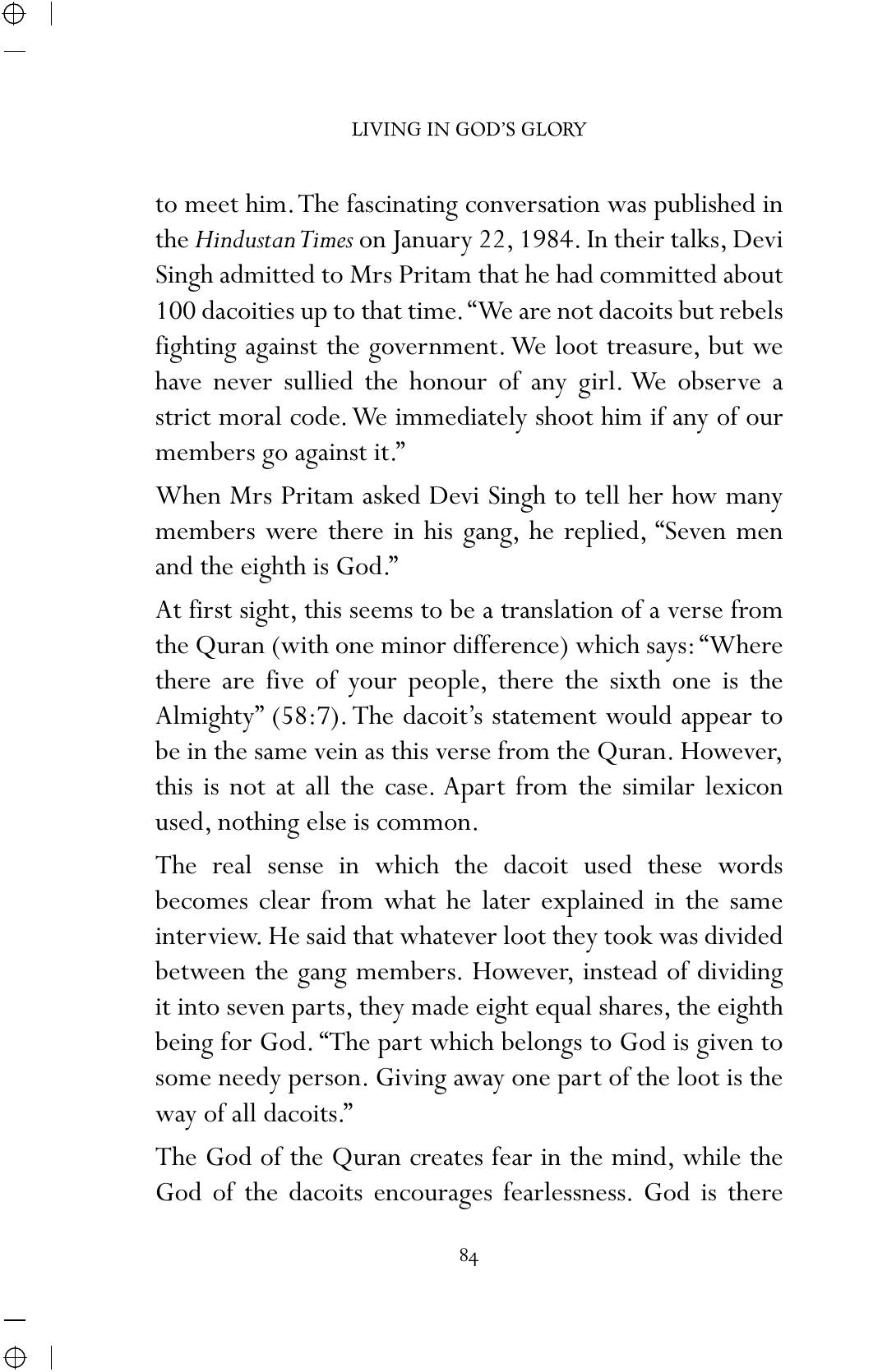The printed page