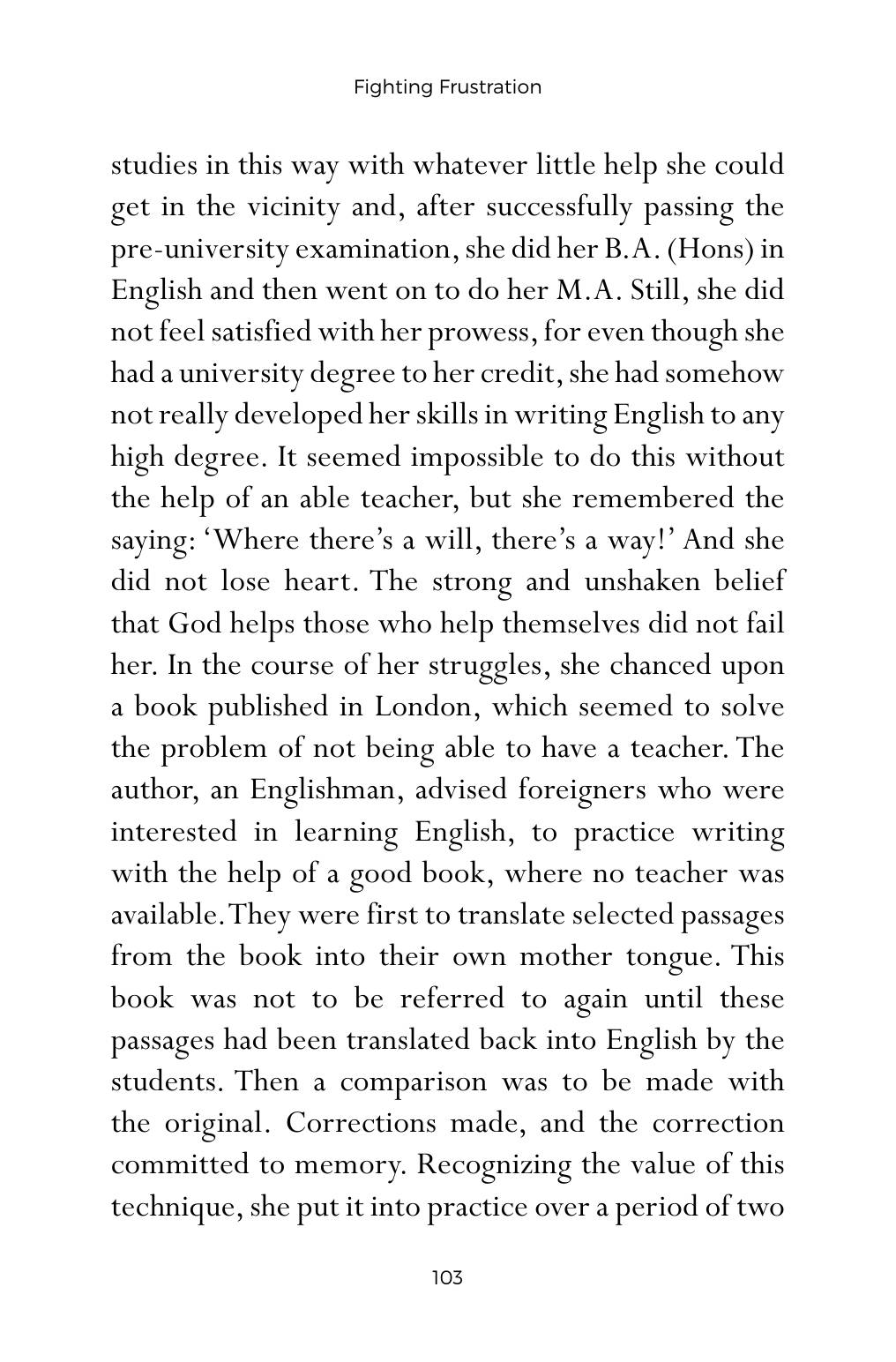 The printed page