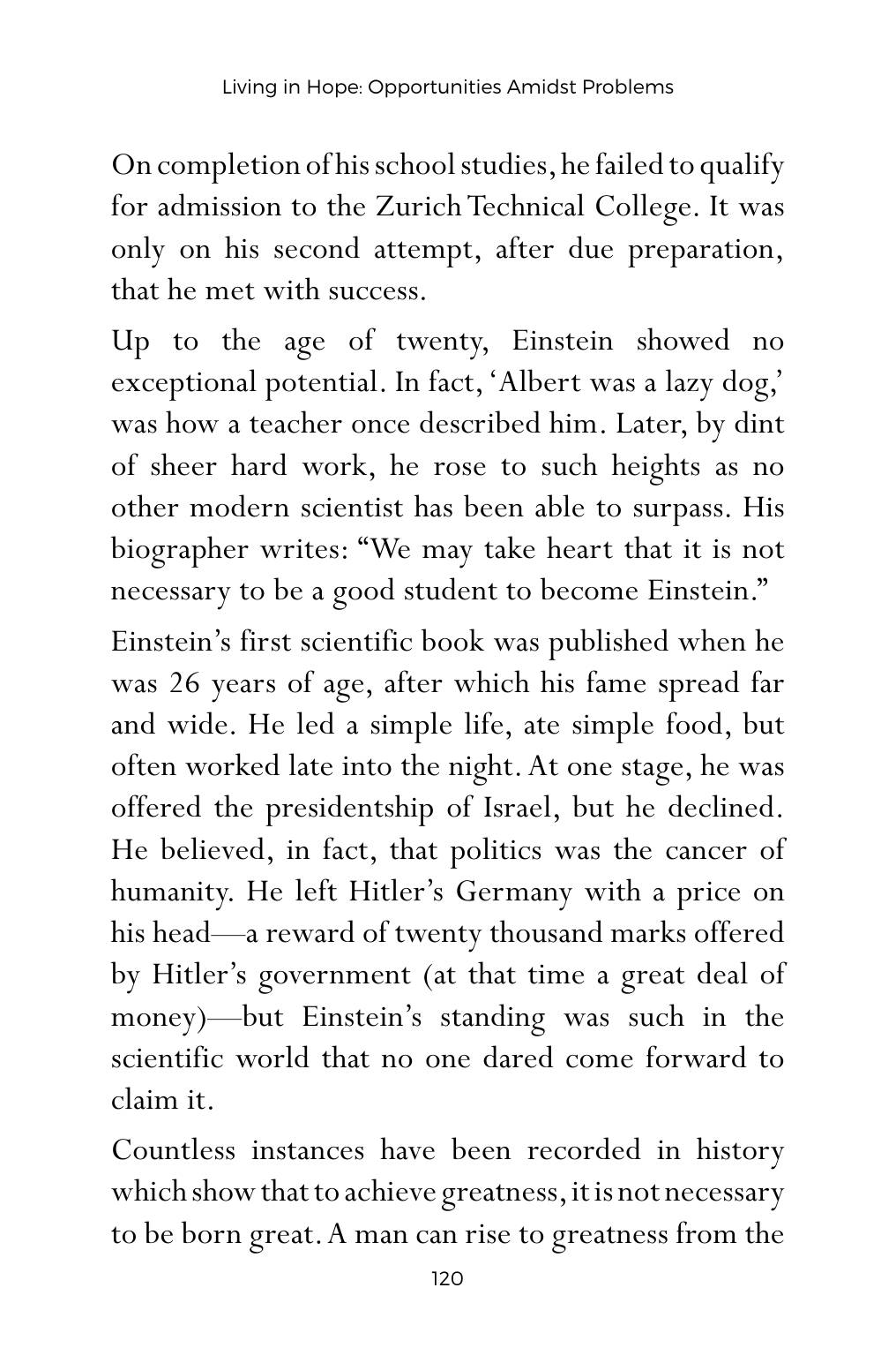 The printed page