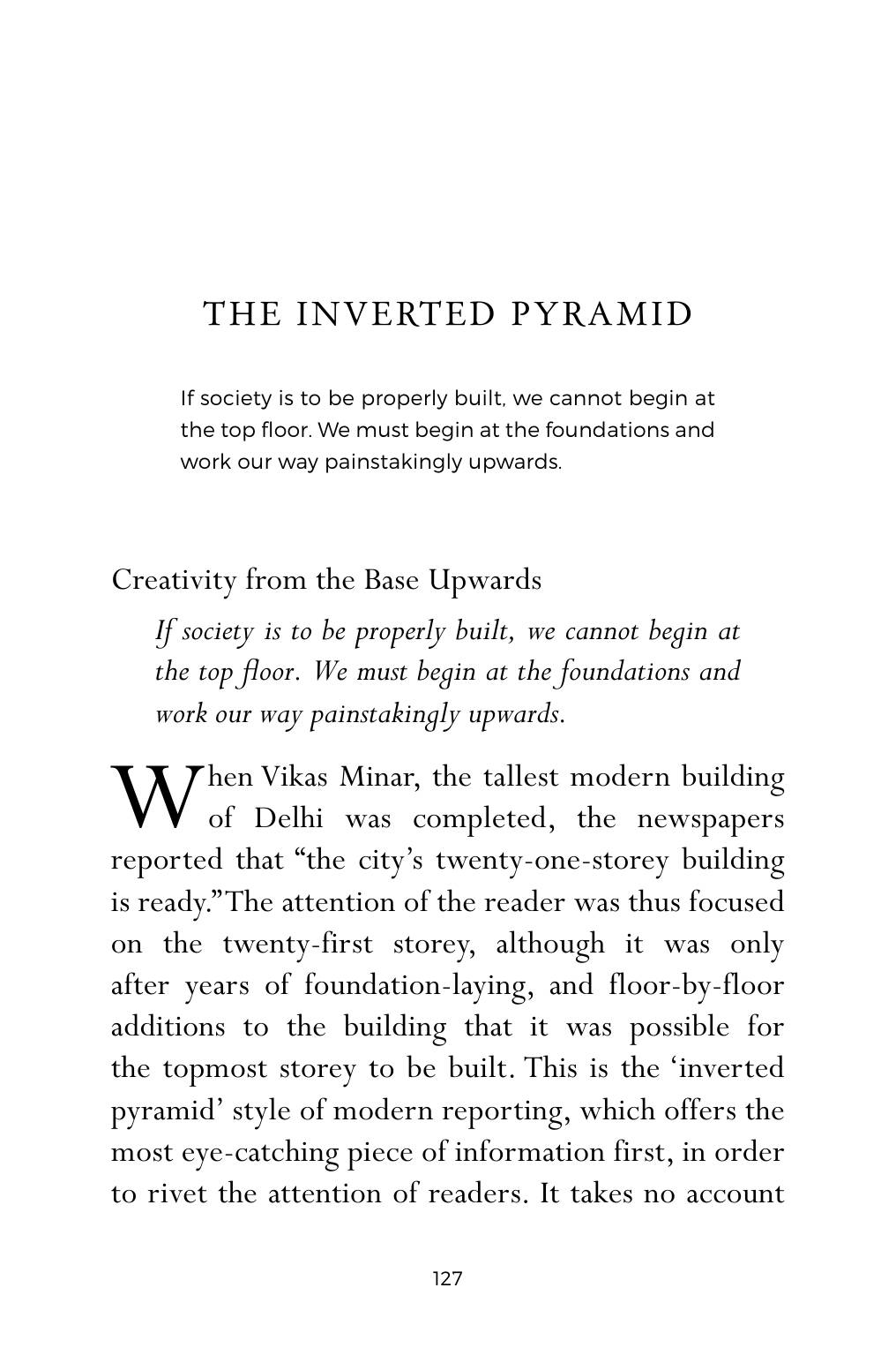 The printed page