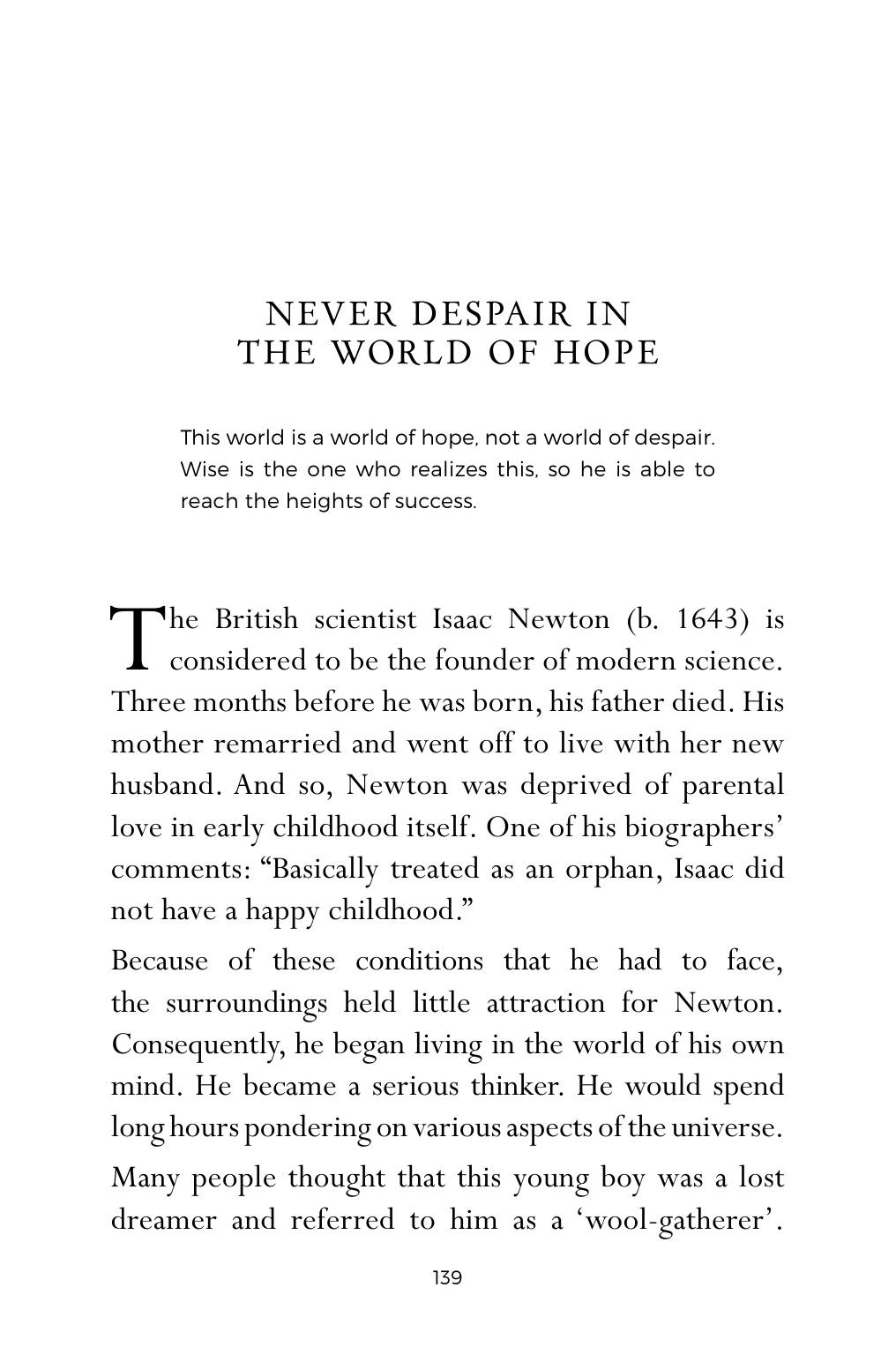 The printed page