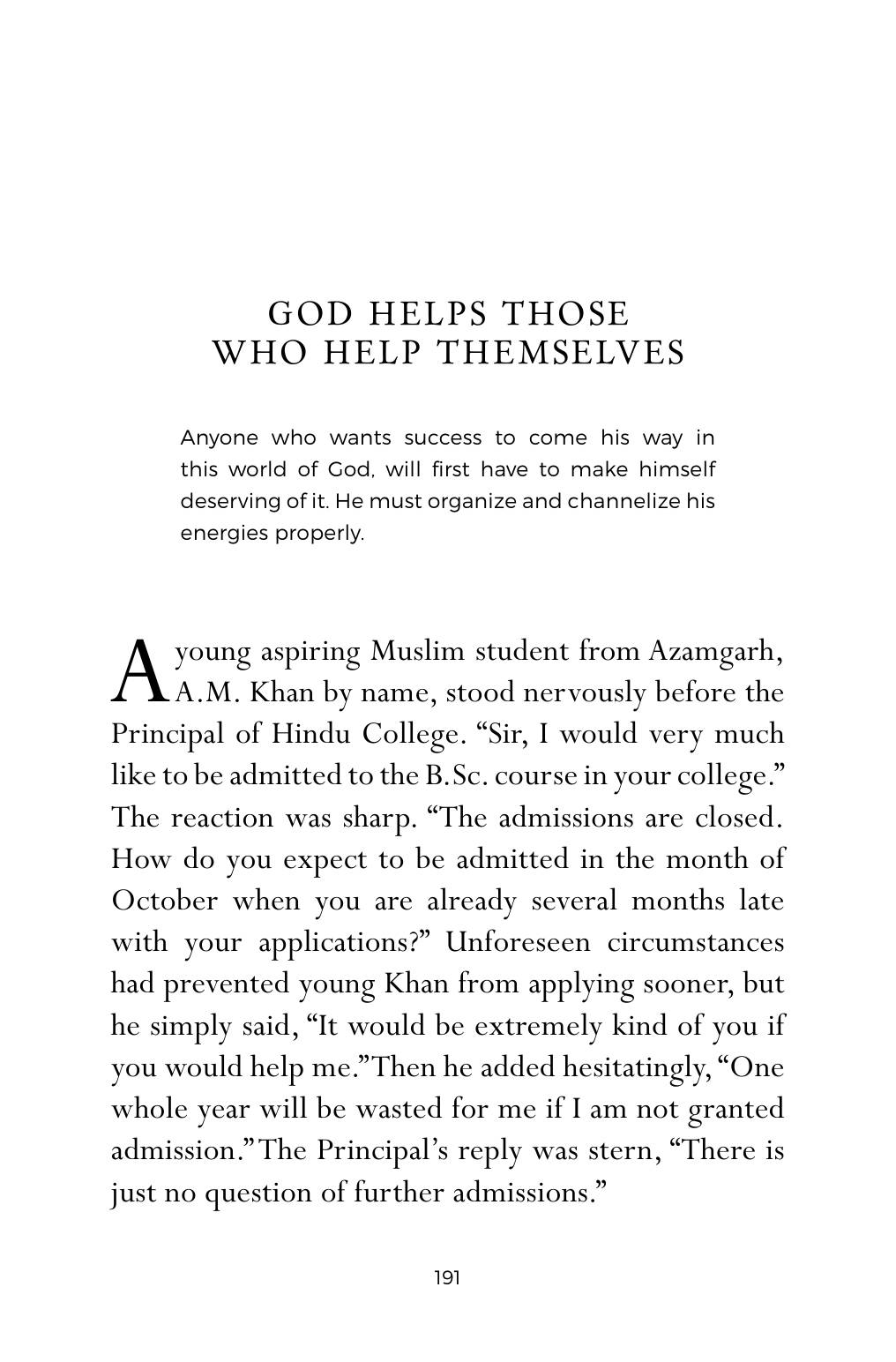 The printed page