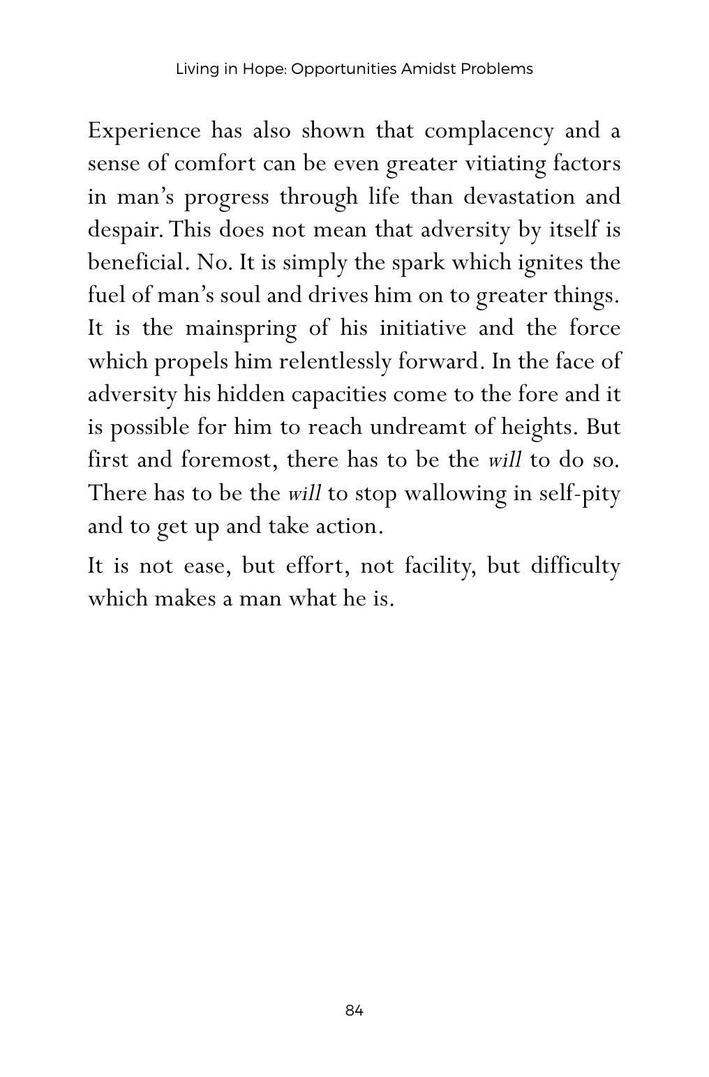 The printed page