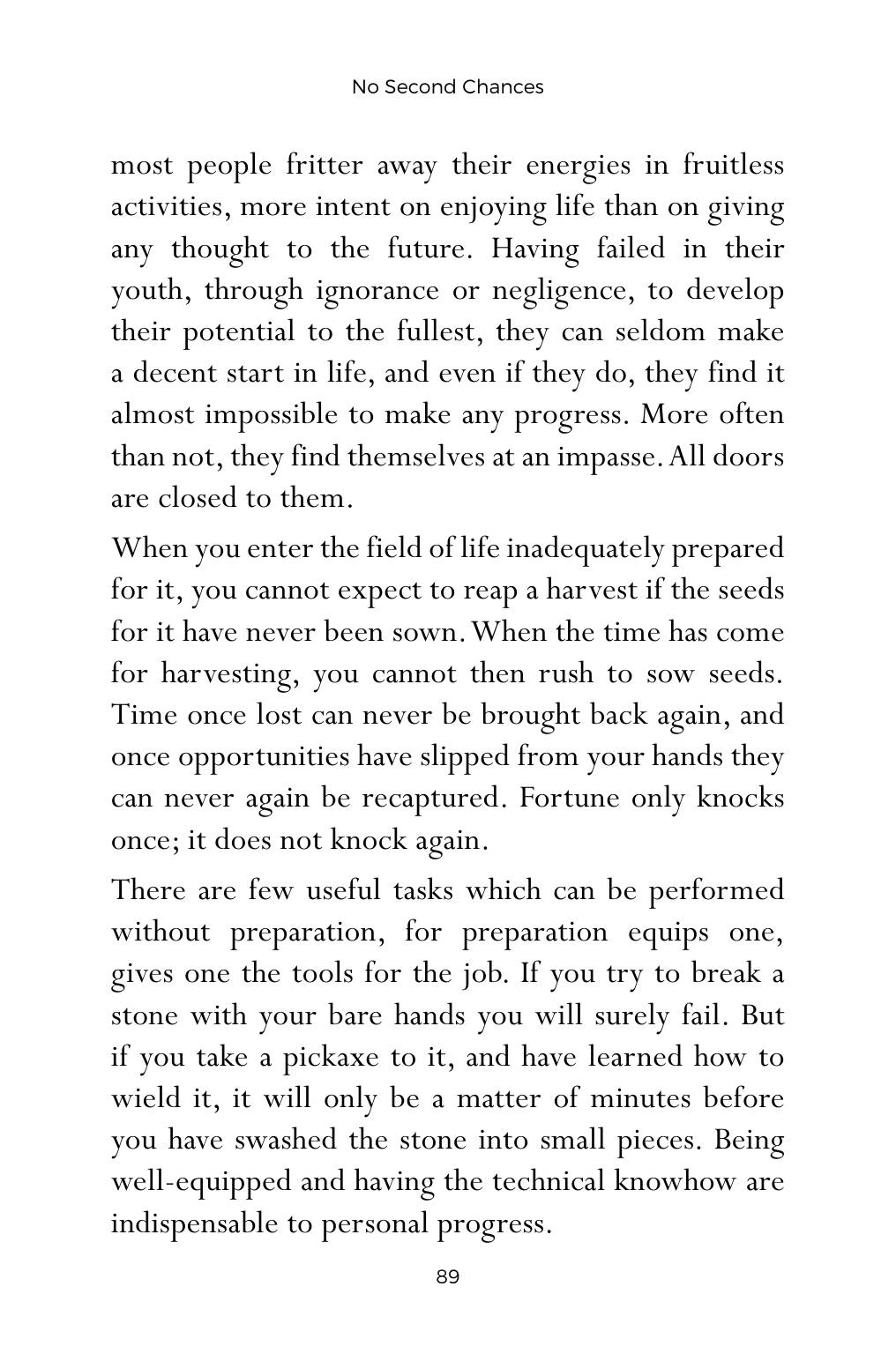 The printed page