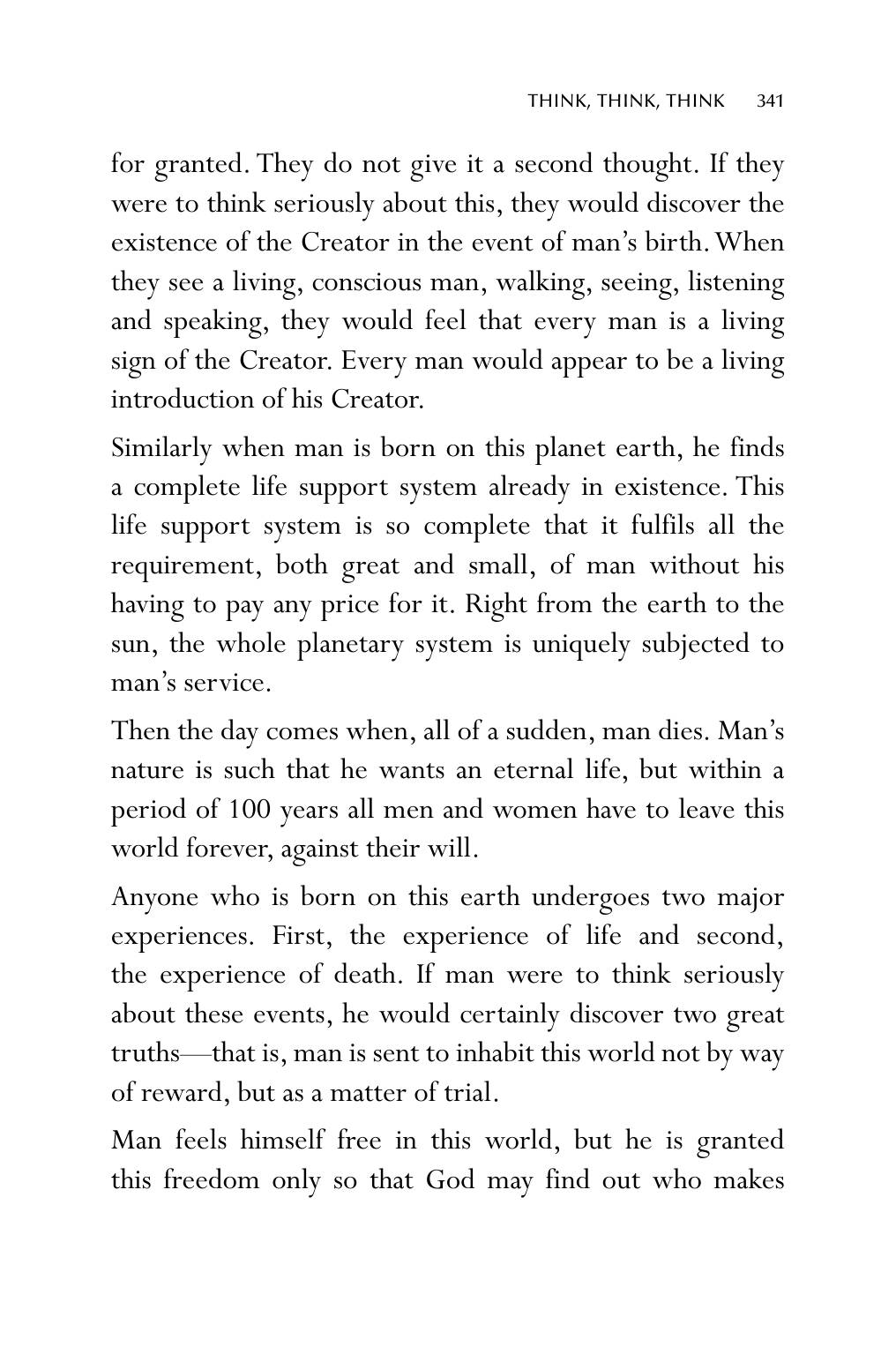 The printed page