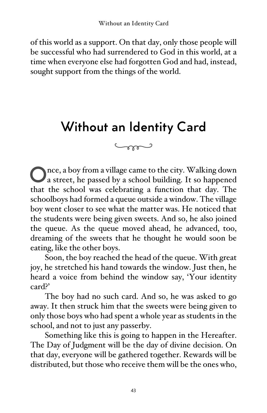 The printed page