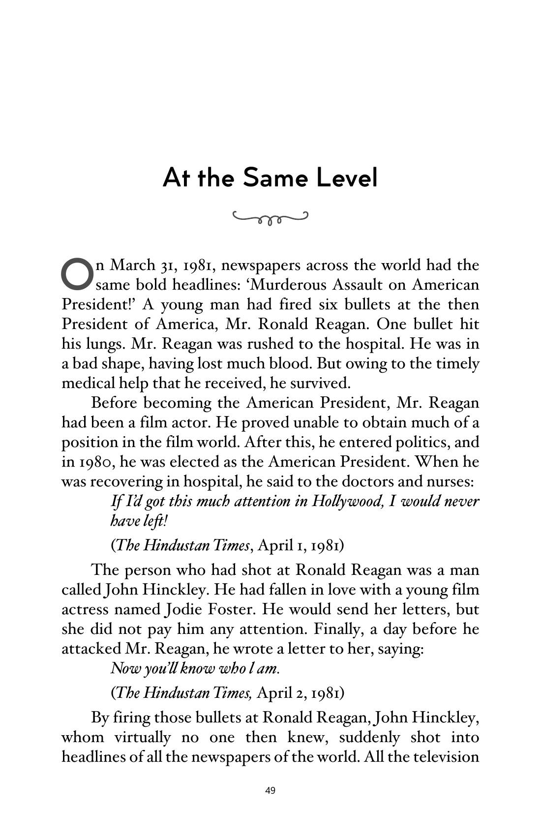 The printed page