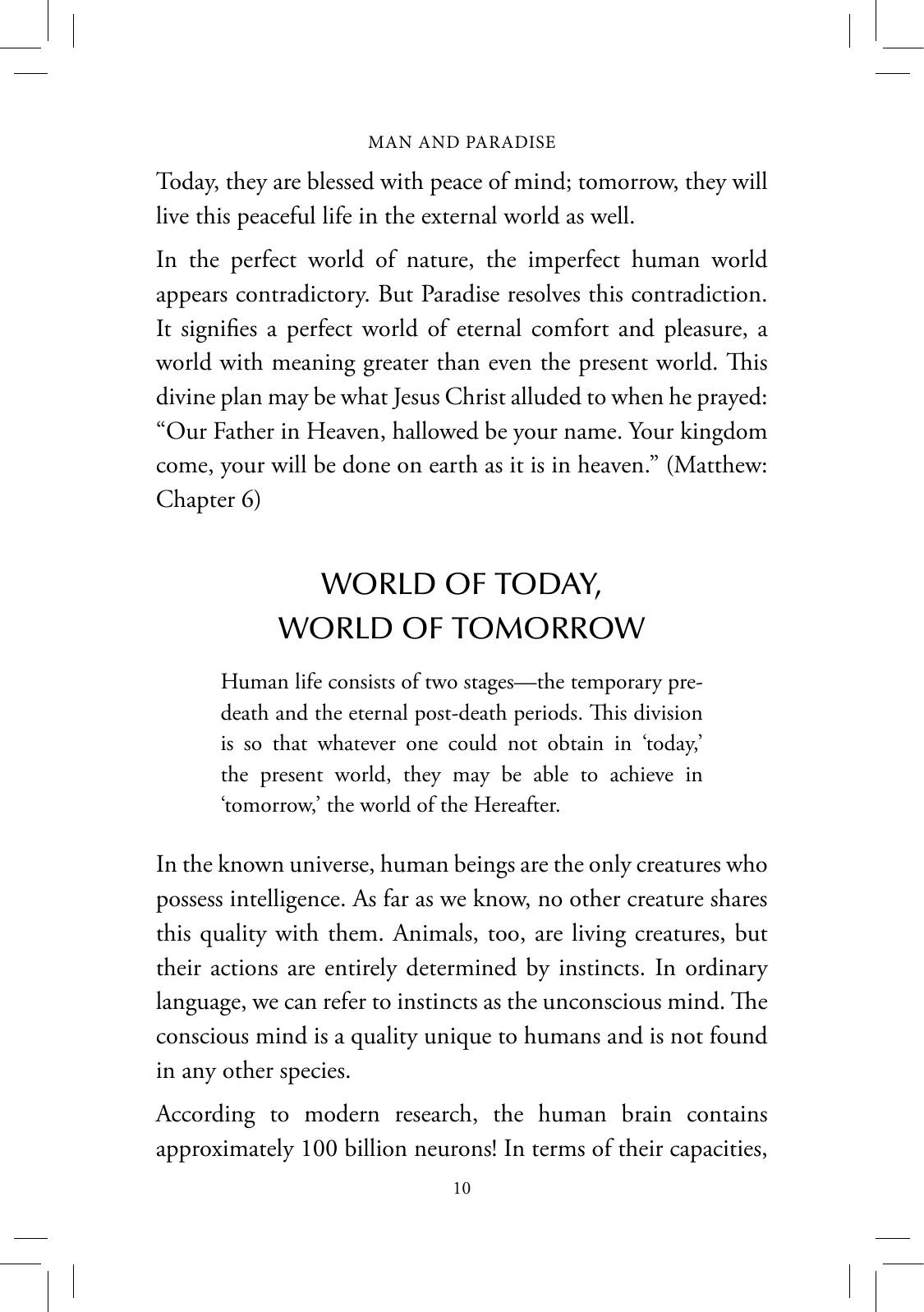 The printed page