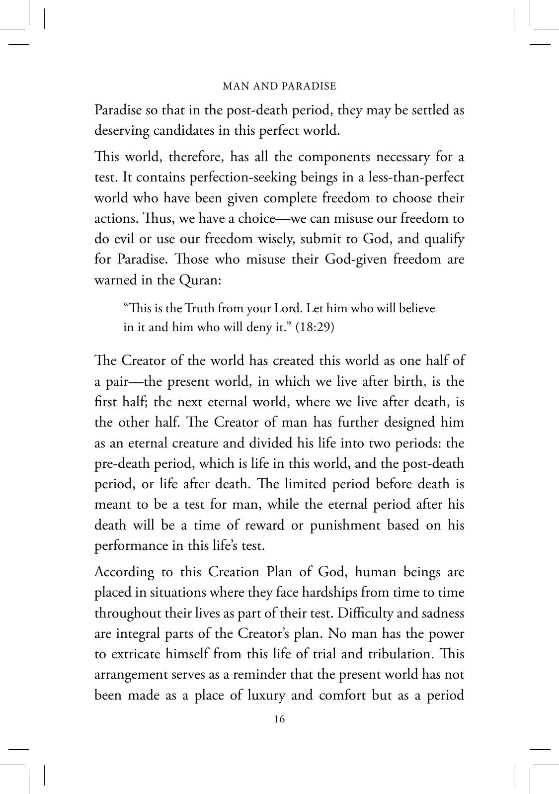 The printed page